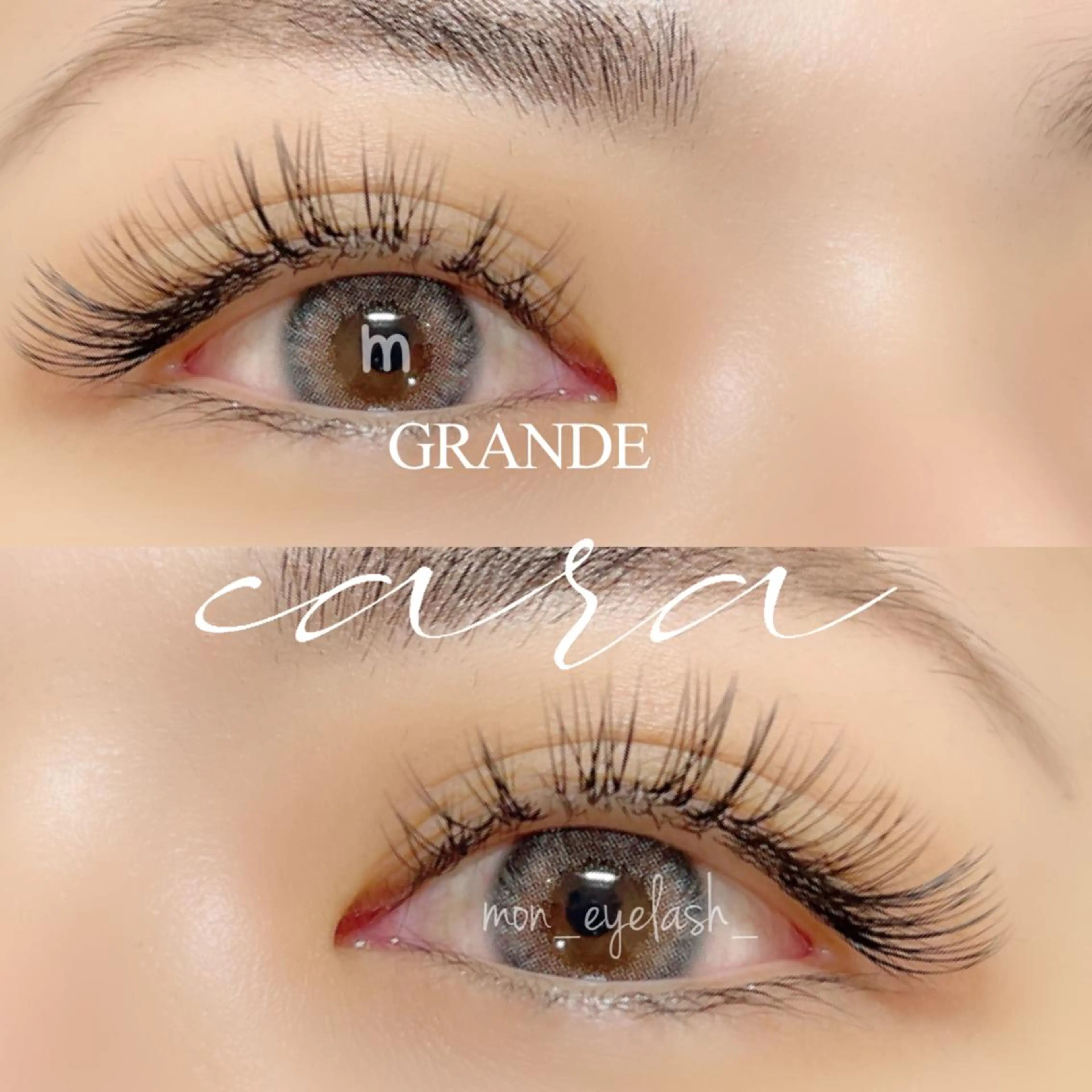 マツエク・マツパ アイブロウ バインドロック マツエク GRANDEcara 栄　Miki🍀のマツエク・マツパデザイン