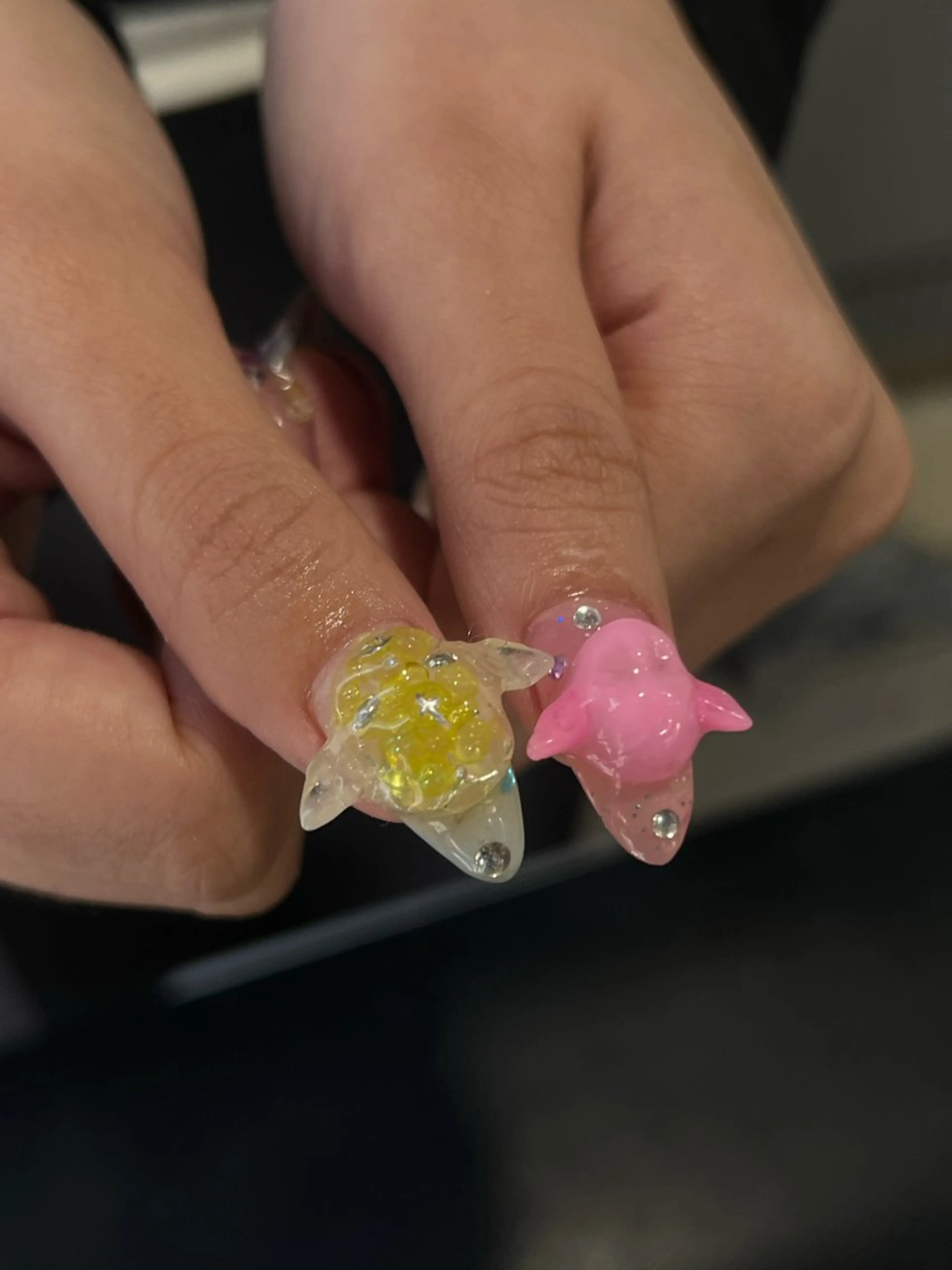 ネイル ハンドネイル フットネイル Hata nail 🎀個性派ニュアンスのネイルデザイン