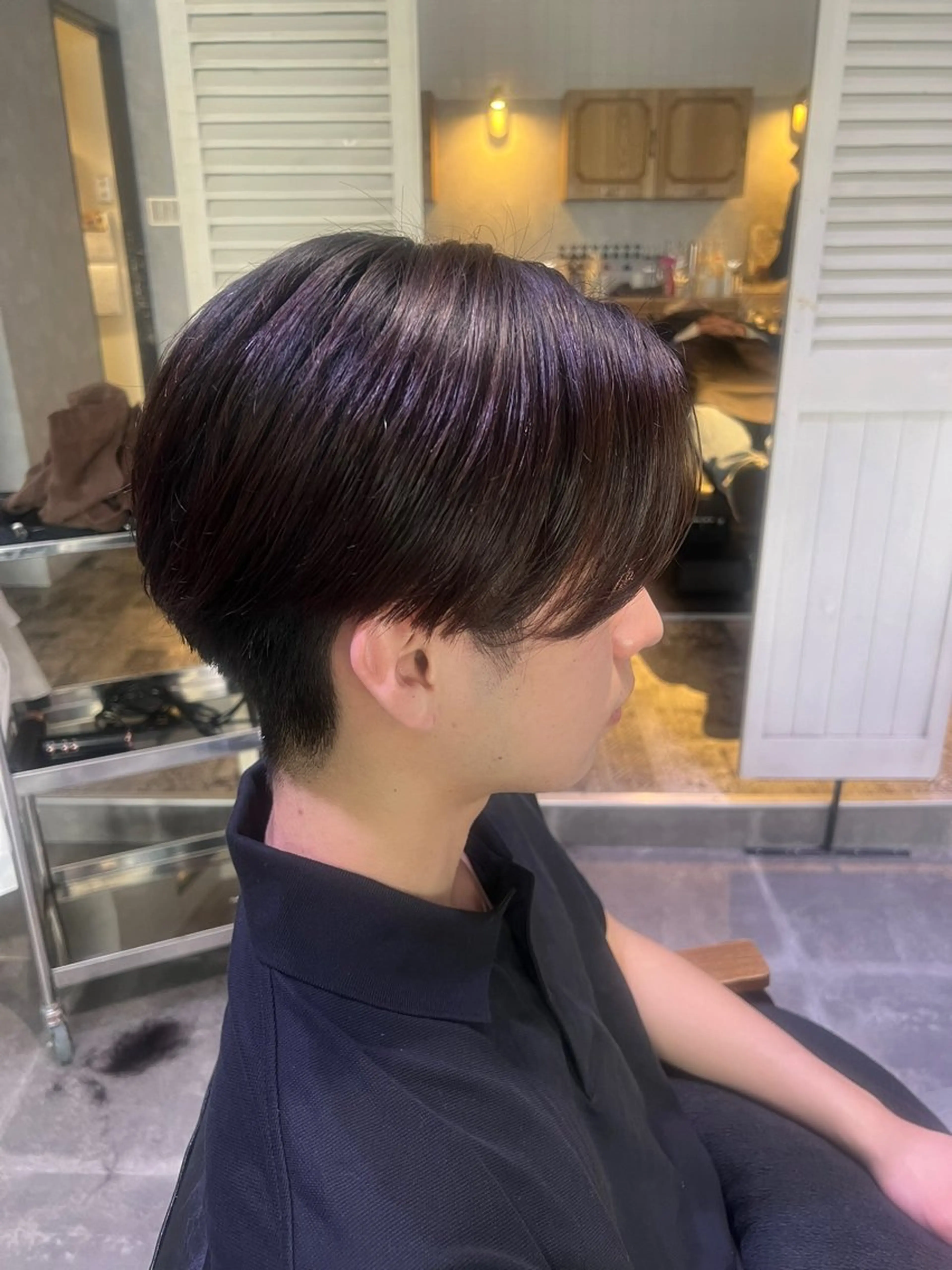 メンズ センターパート 赤木 俊太のヘアスタイル