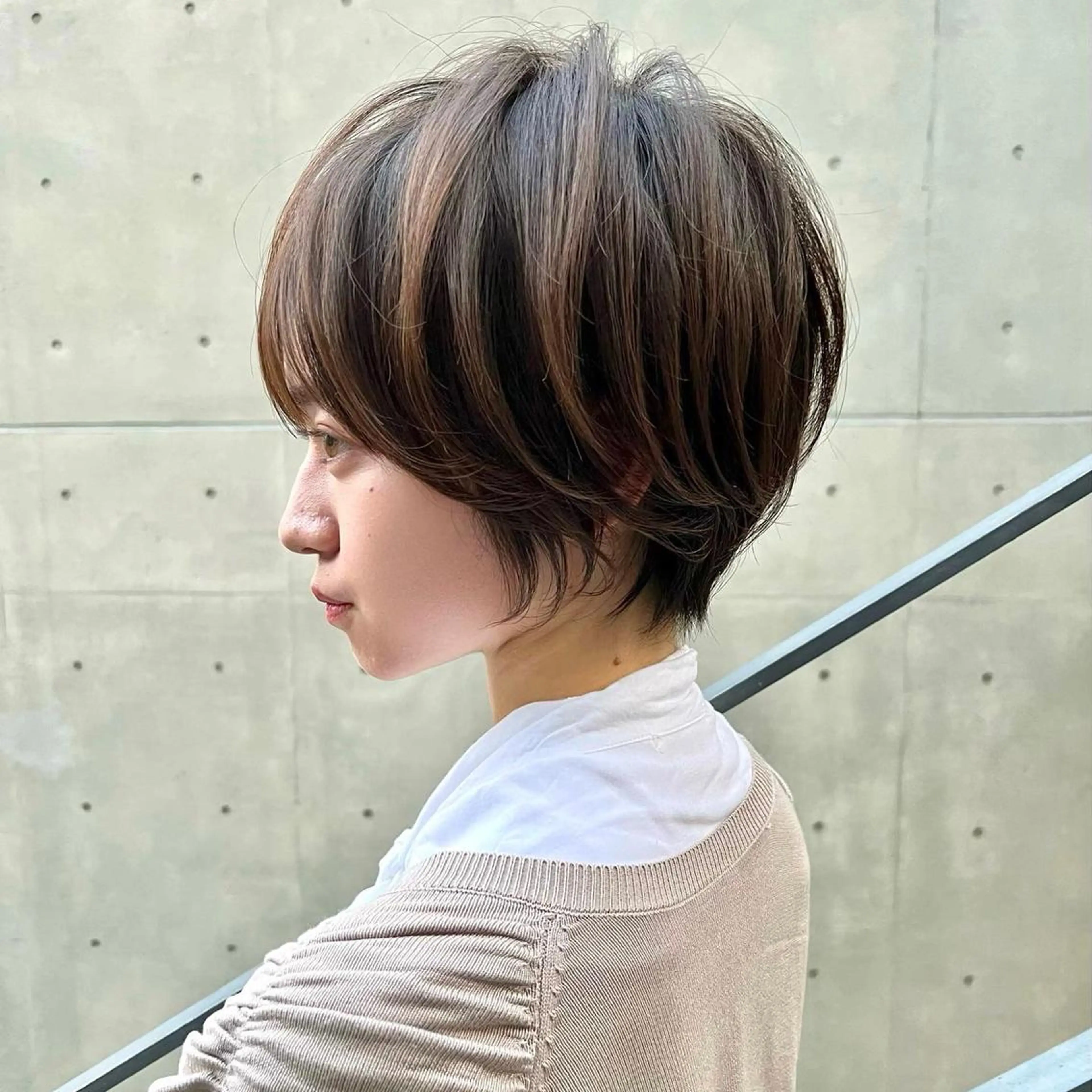 ショート 銀座/ショート/ ショートボブ広瀬のヘアスタイル