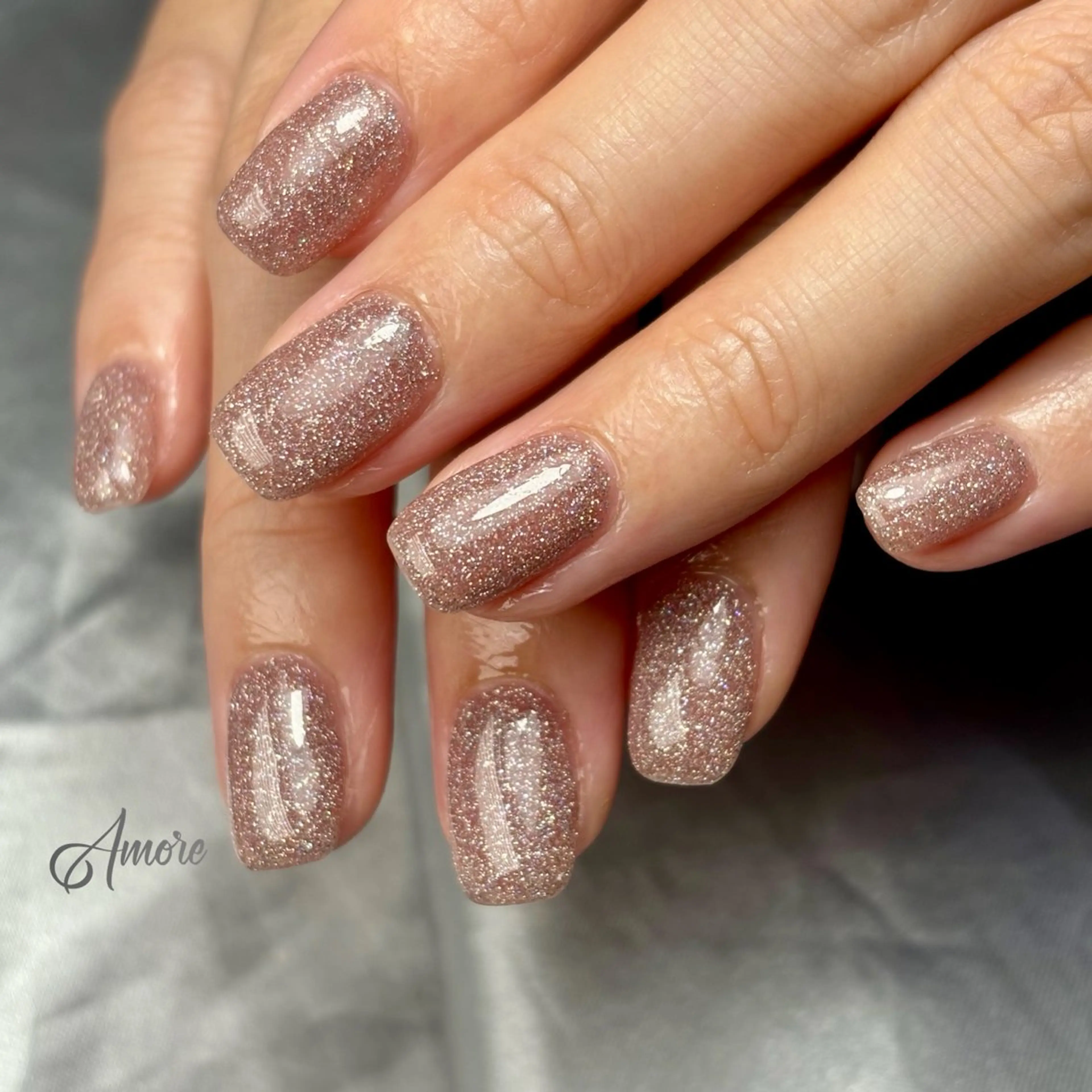 ネイル ジェルネイル キラキラネイル 韓国ネイル マグネットネイル パラジェル You kyehwaのネイルデザイン