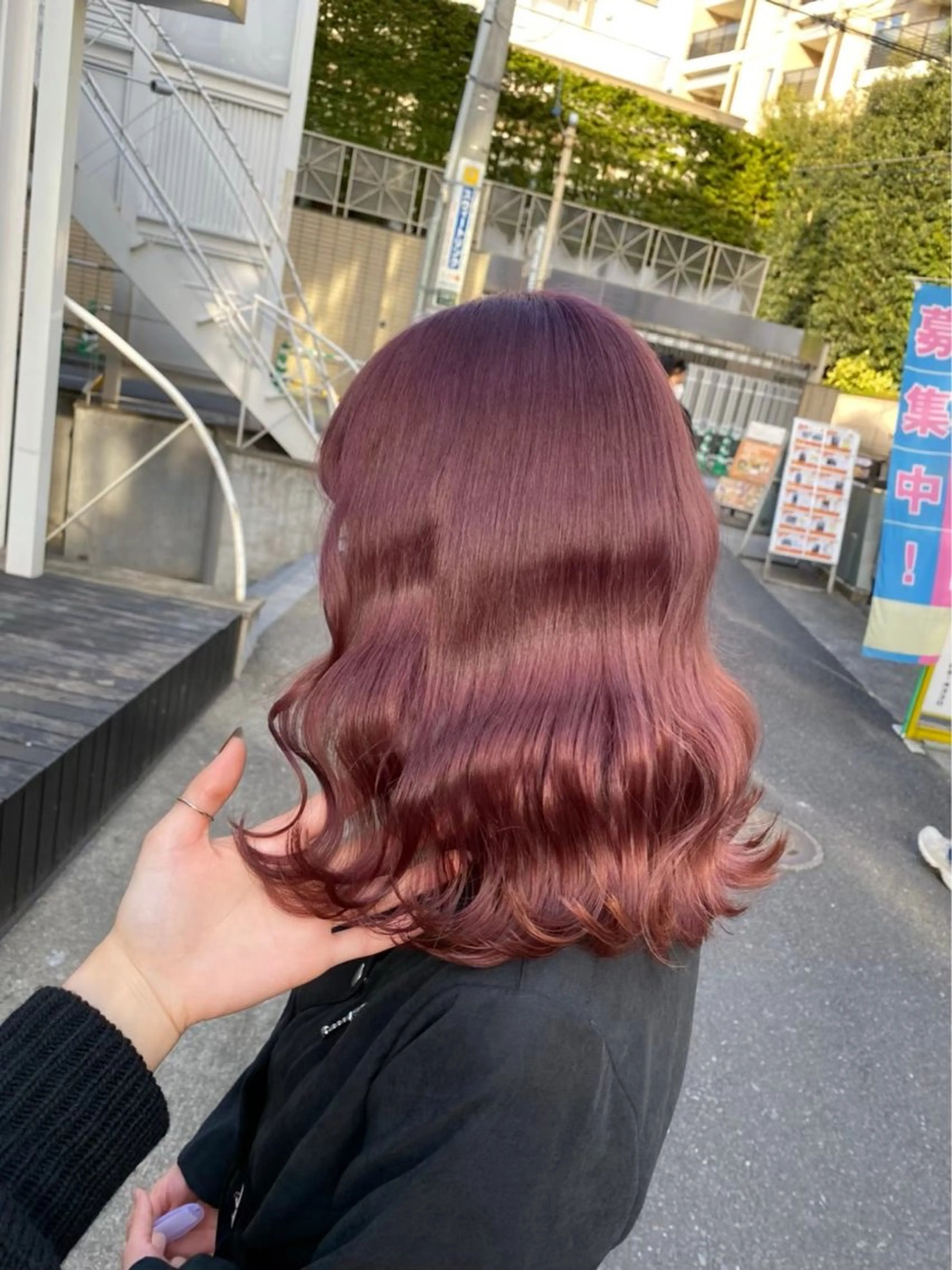 セミロング カラー モテ♡hair 🎠🫧ERIのヘアスタイル