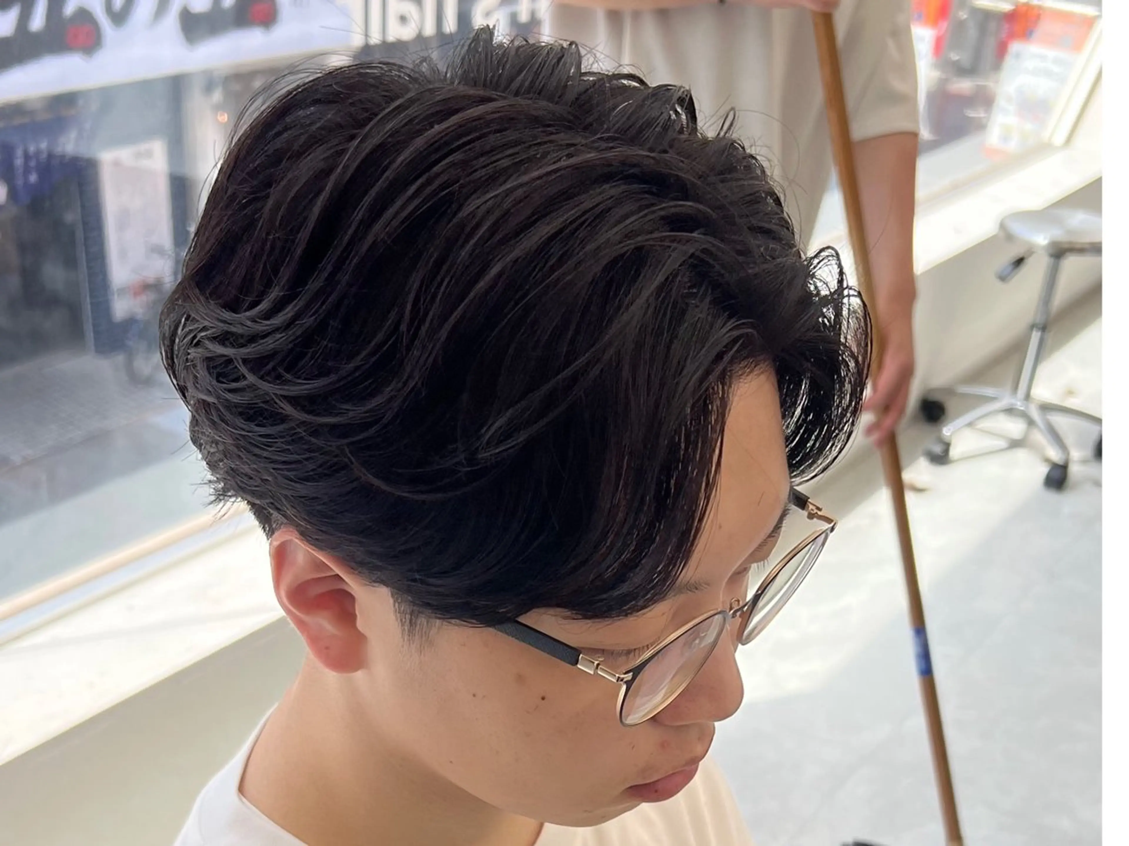 🙇再来店ありがとうございます🙇【2回目以降お客様限定】ミニモ学割📣就活生応援👔メンズカット+黒染めor暗染め👔の写真