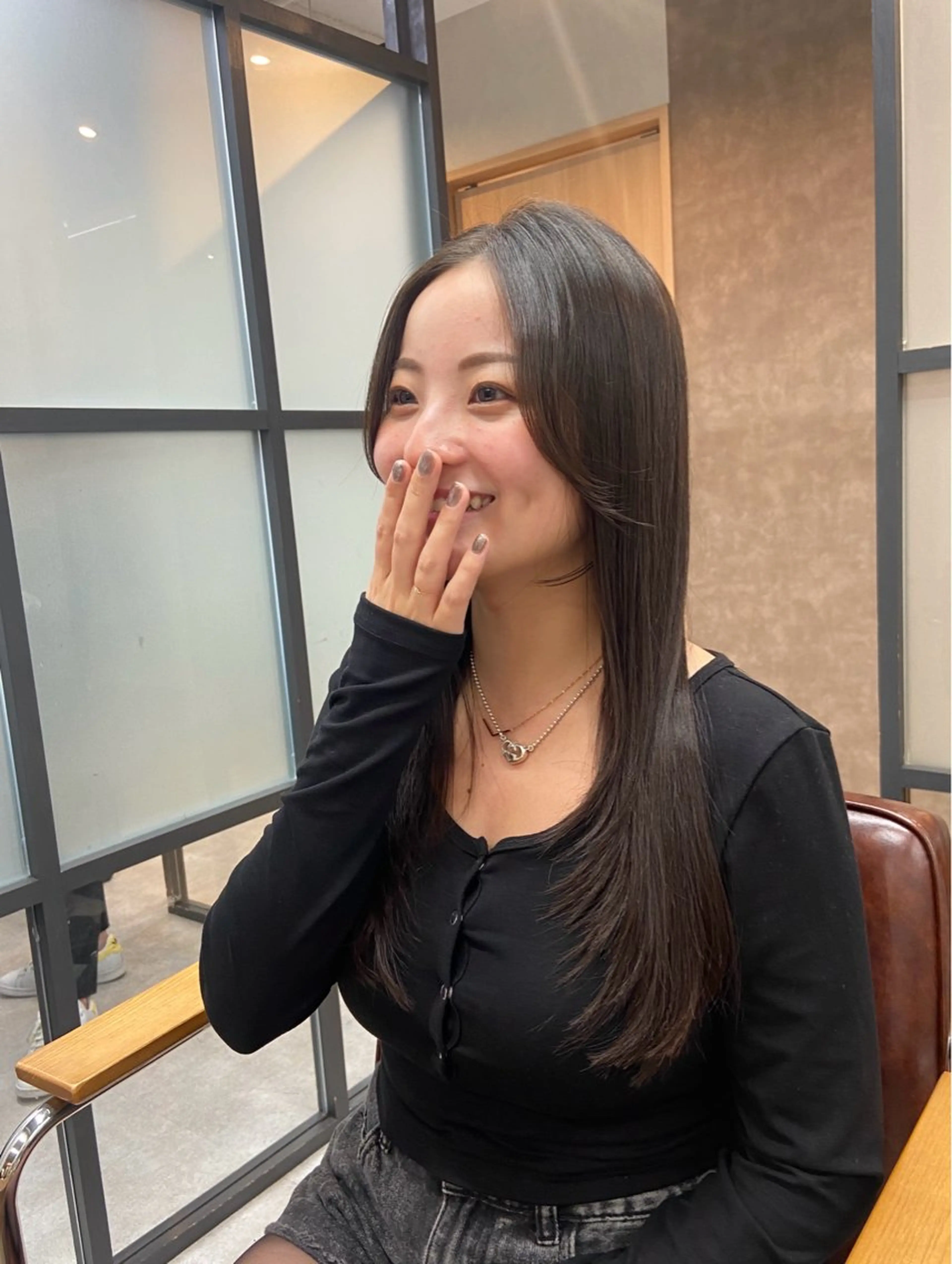 髪質改善アンジーカラー+ベホマトリートメント👑の写真