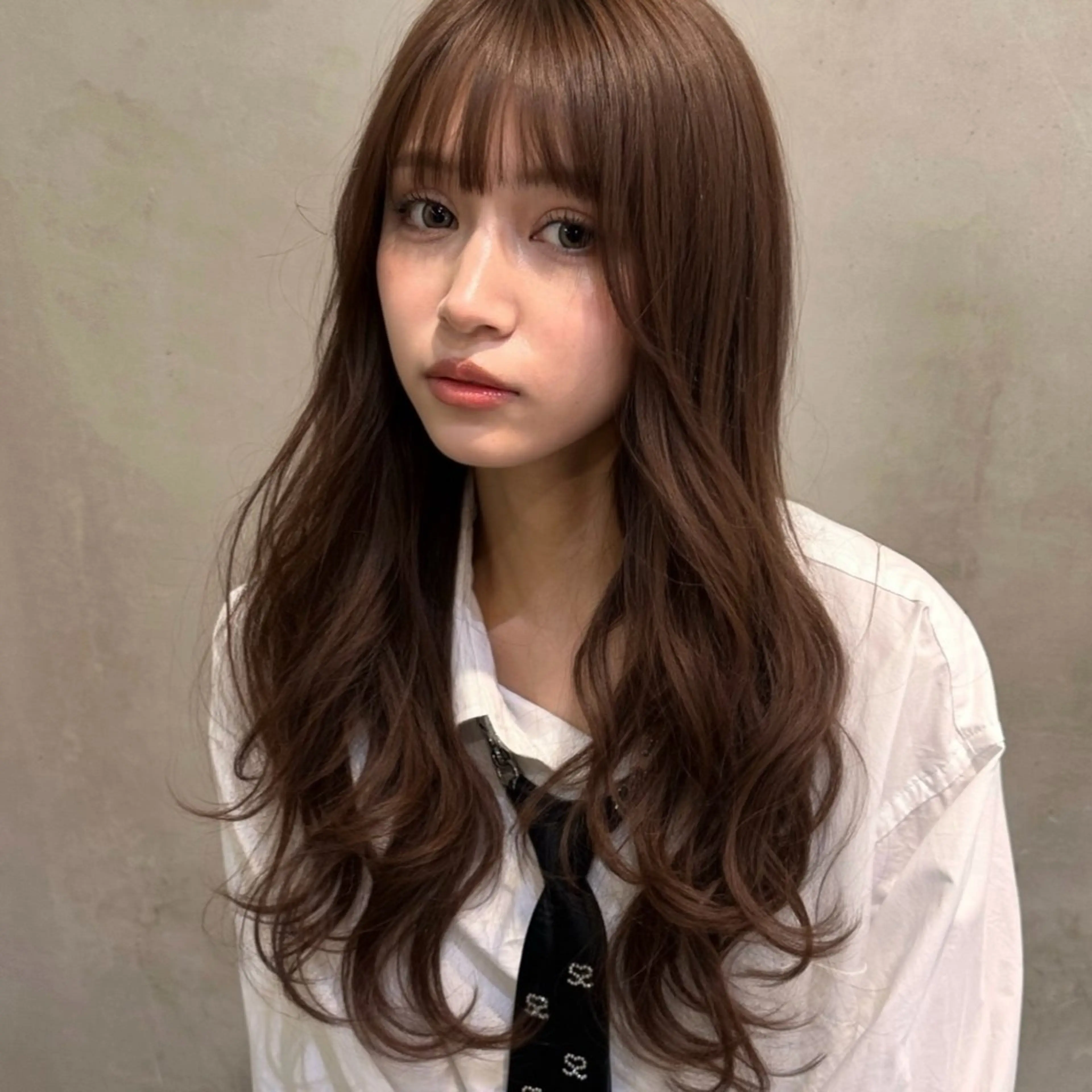 カット+ブリーチなしダブルカラー🫶🏻✨+1ステップトリートメントの写真