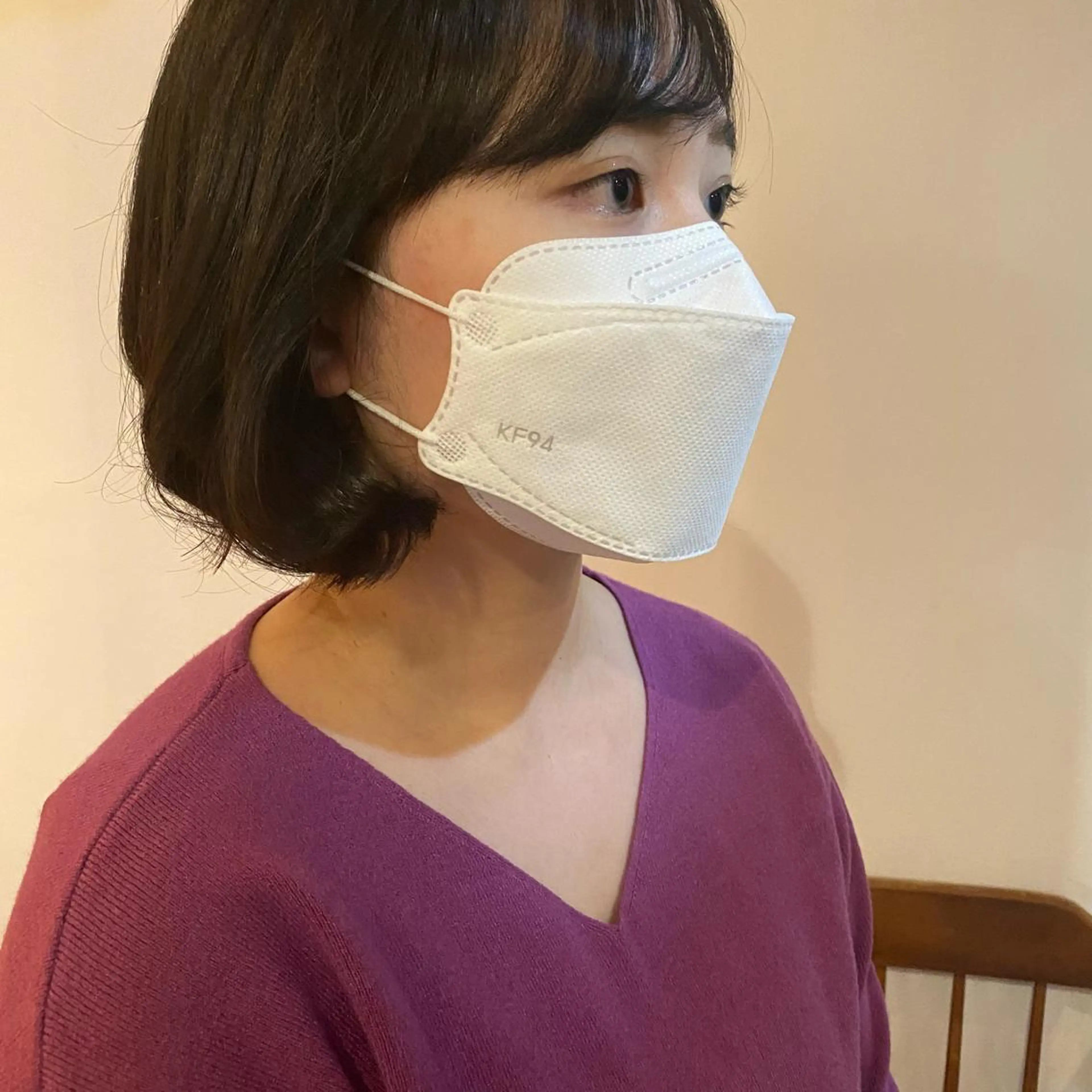 ミディアム ボブ ショート& パーマ　坂本のヘアスタイル