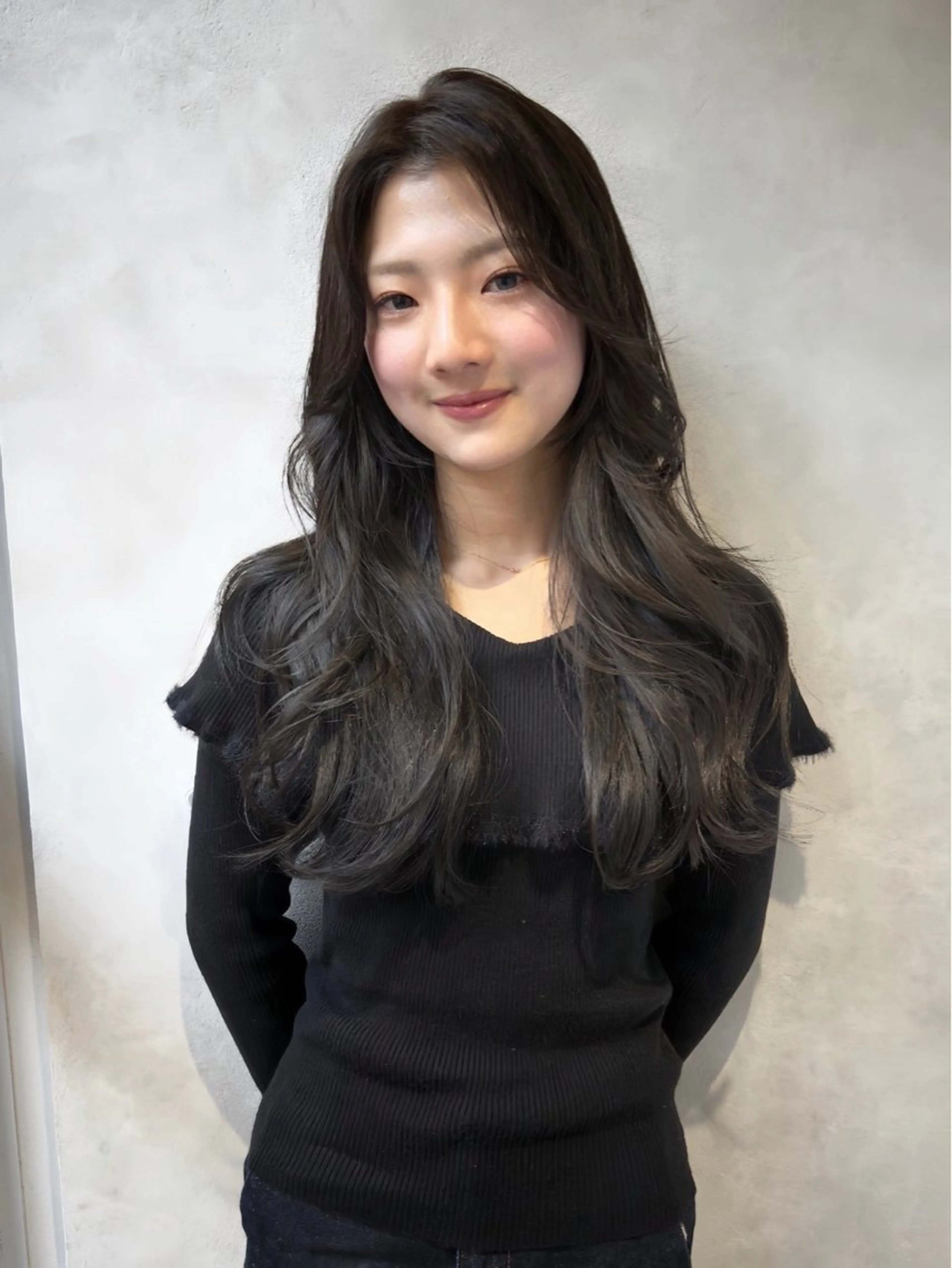 ロング 田渊 日菜のヘアスタイル