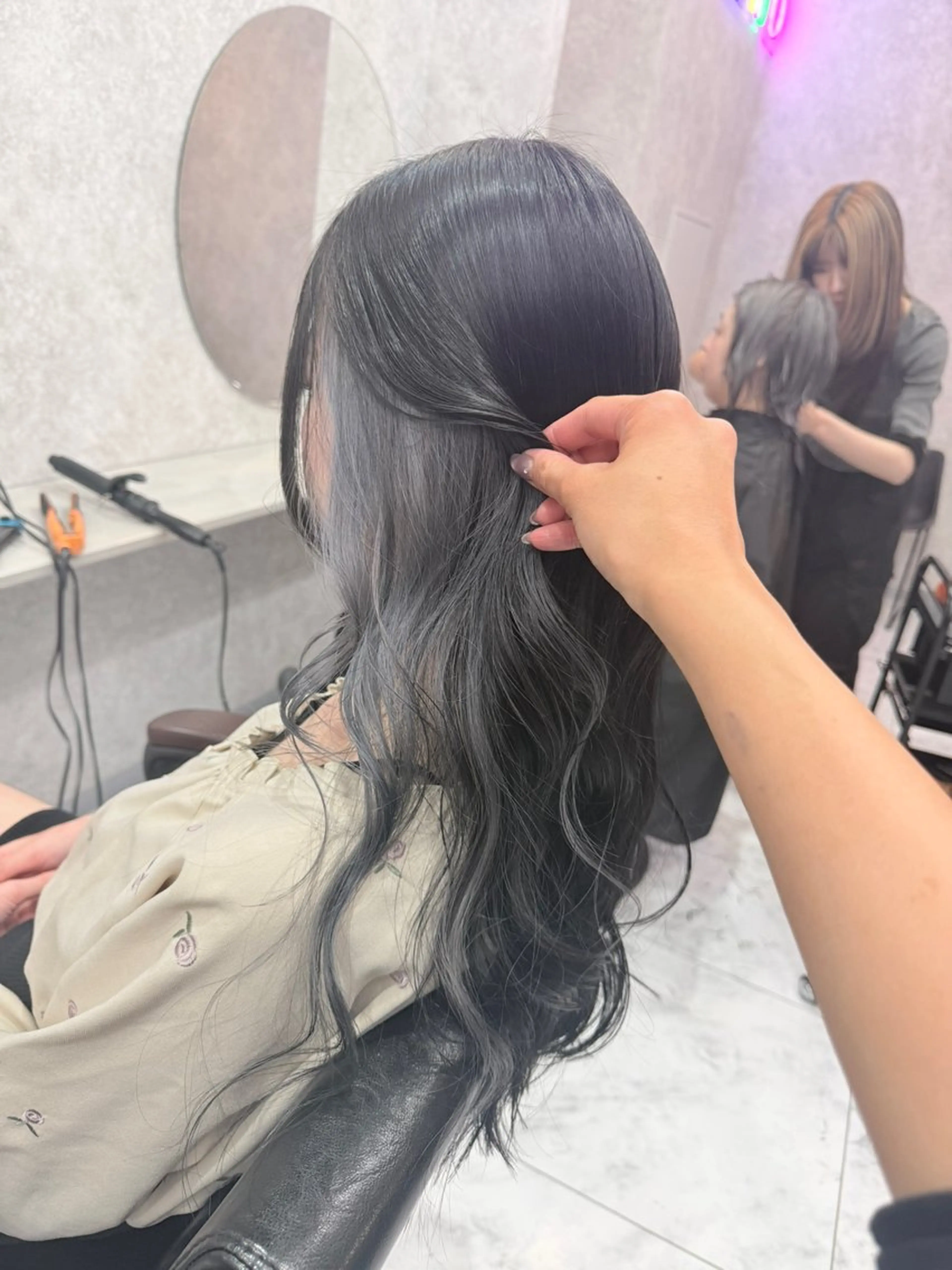 ロング カラー 🌺ハイトーン🌺 矢葺 なぎさ🌺🌺のヘアスタイル