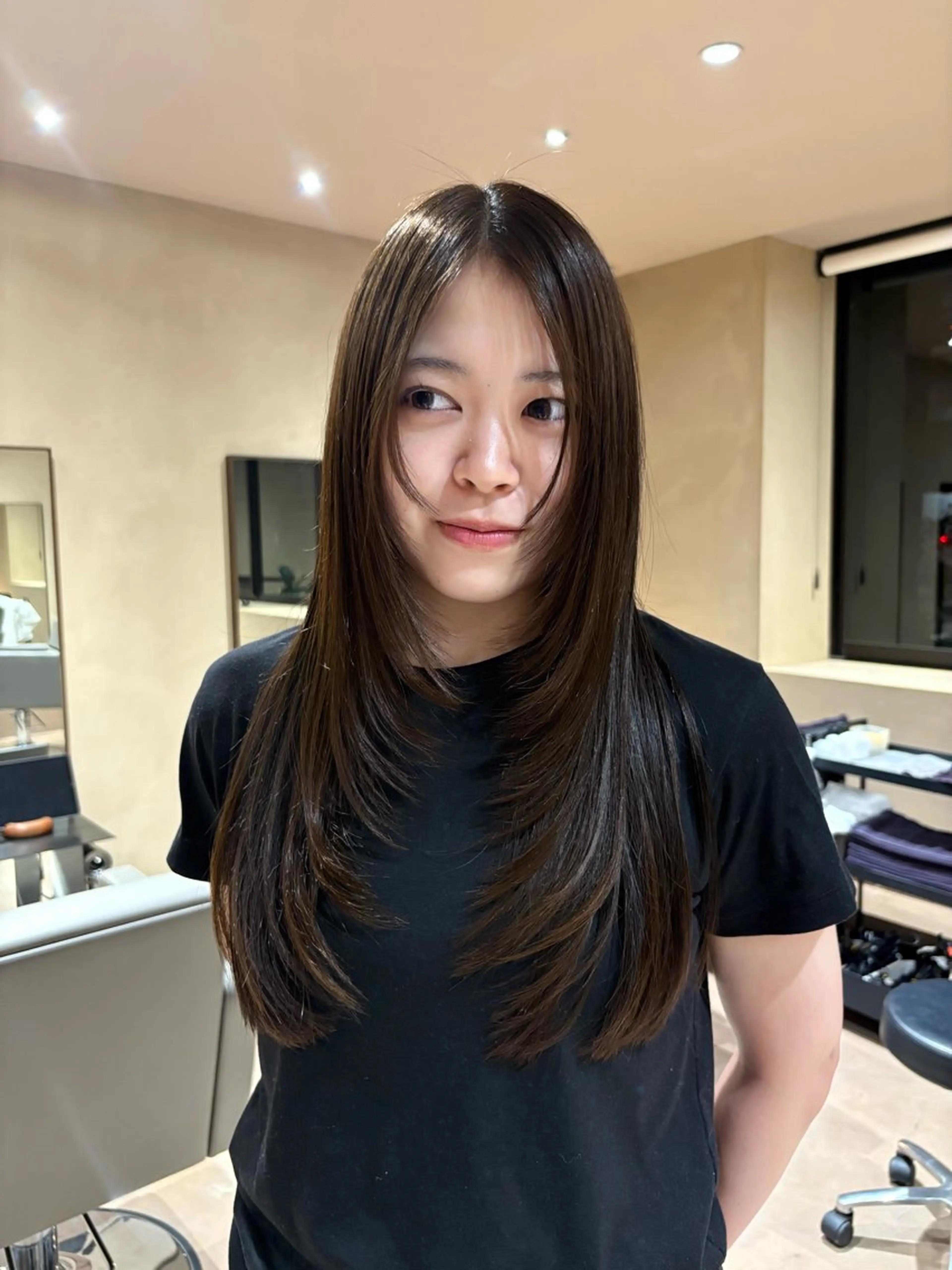 ロング カット ボブ/ヘアセット 結婚式卒業式アレンジのヘアスタイル