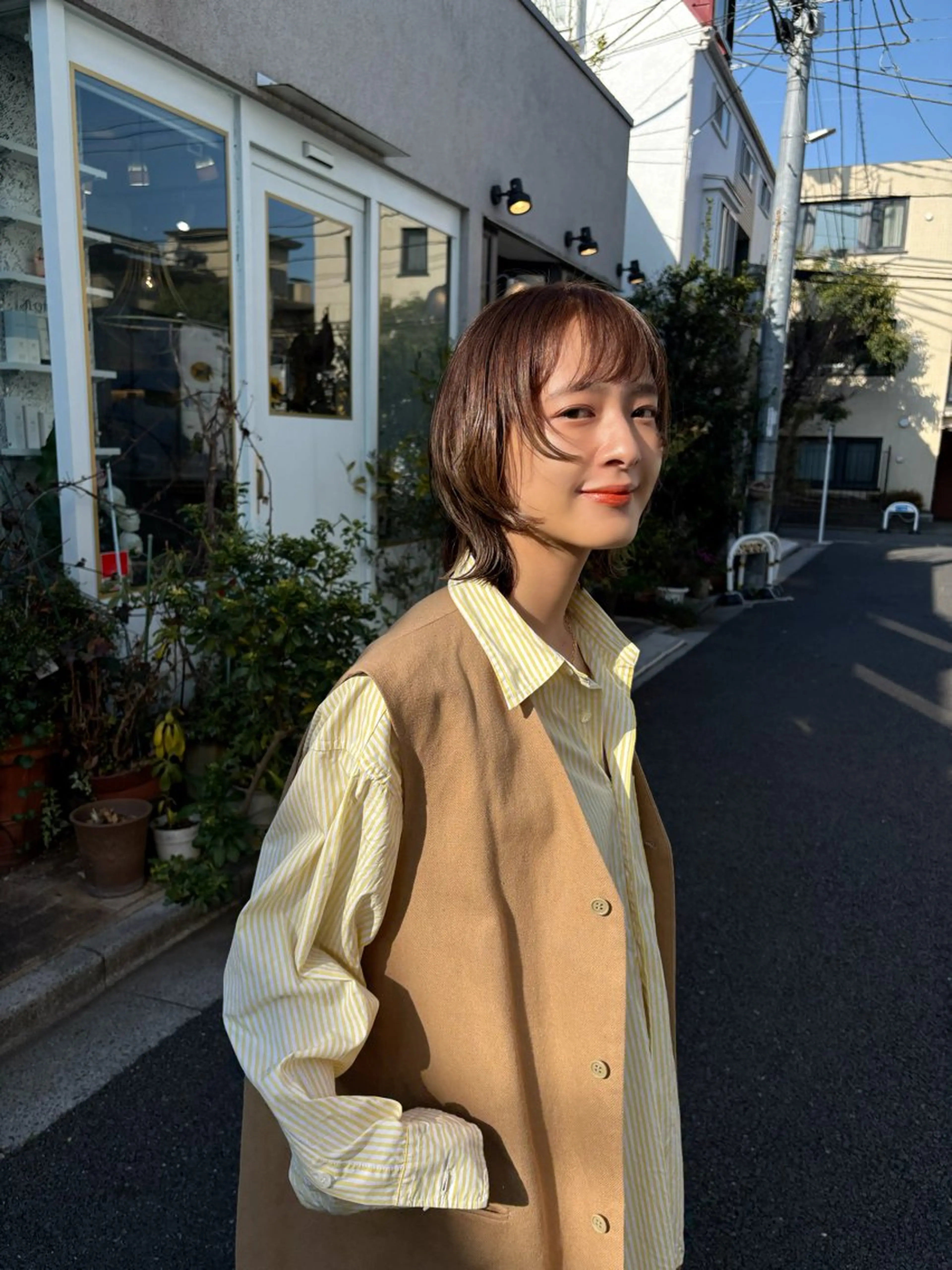 ⭐️3.4月限定⭐️似合わせカット+抜け感カラー+2STEPトリートメント/レイヤー/ボブの写真