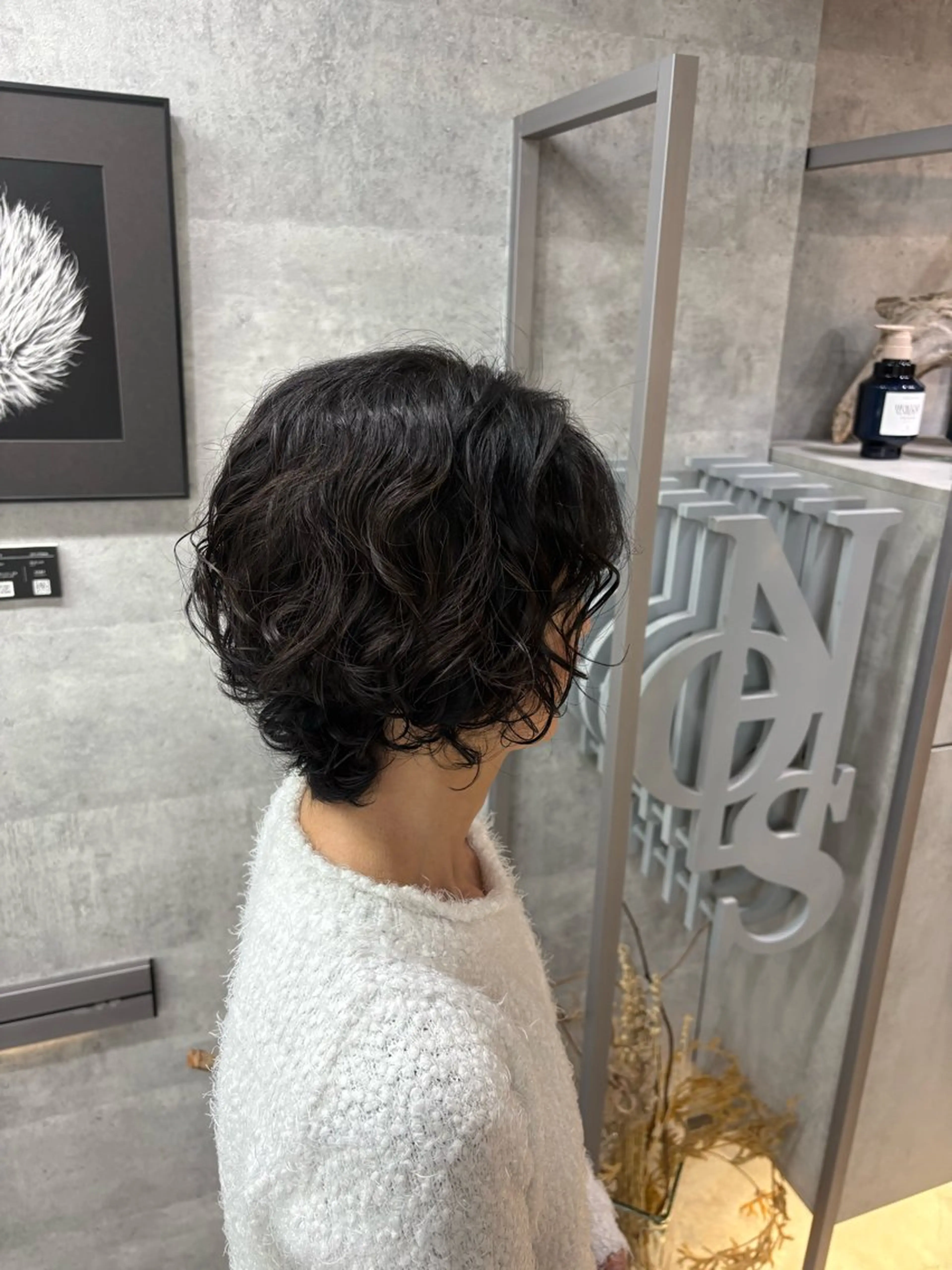 ショート パーマ Riho 🥣🤍のヘアスタイル