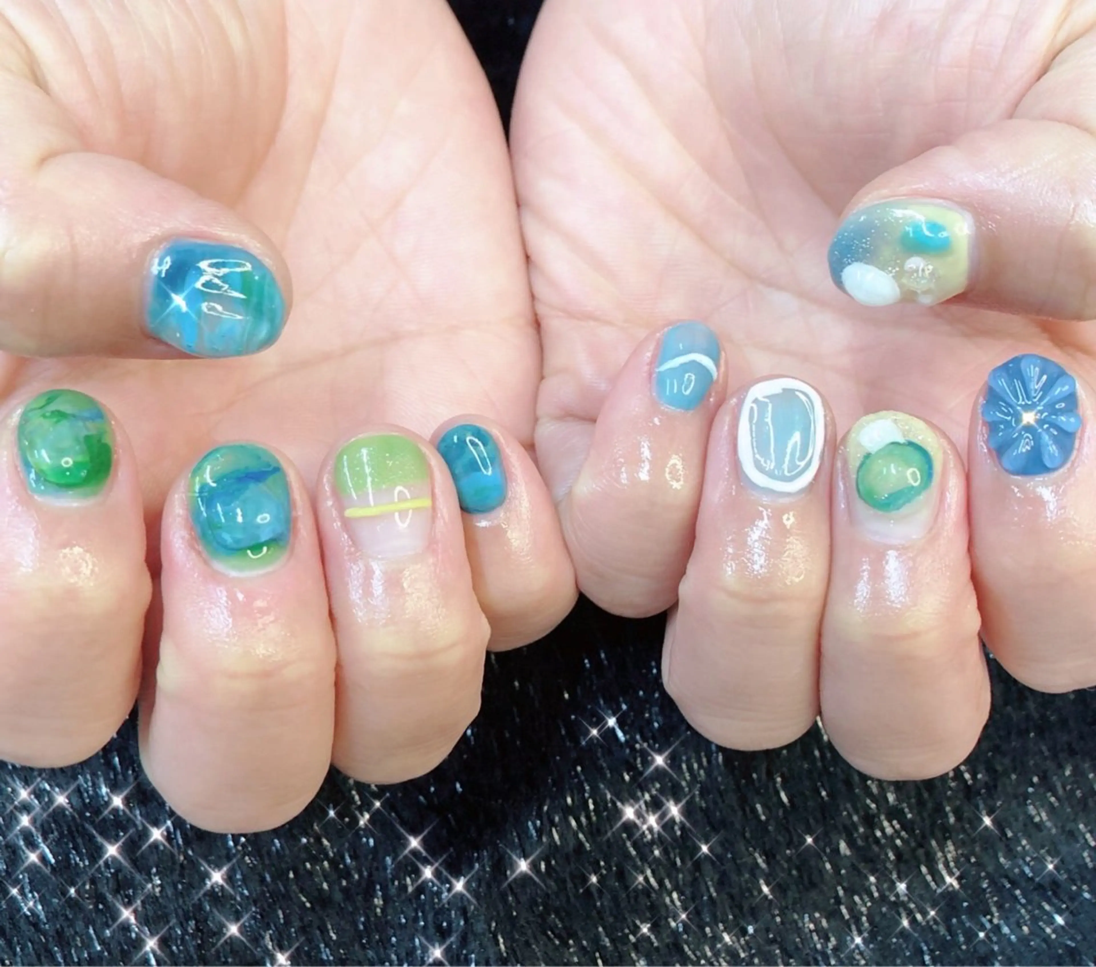 ネイル 長さ出し フットネイル フレンチネイル ジェルネイル 韓国ネイル 大門浜松町 ネイルのネイルデザイン