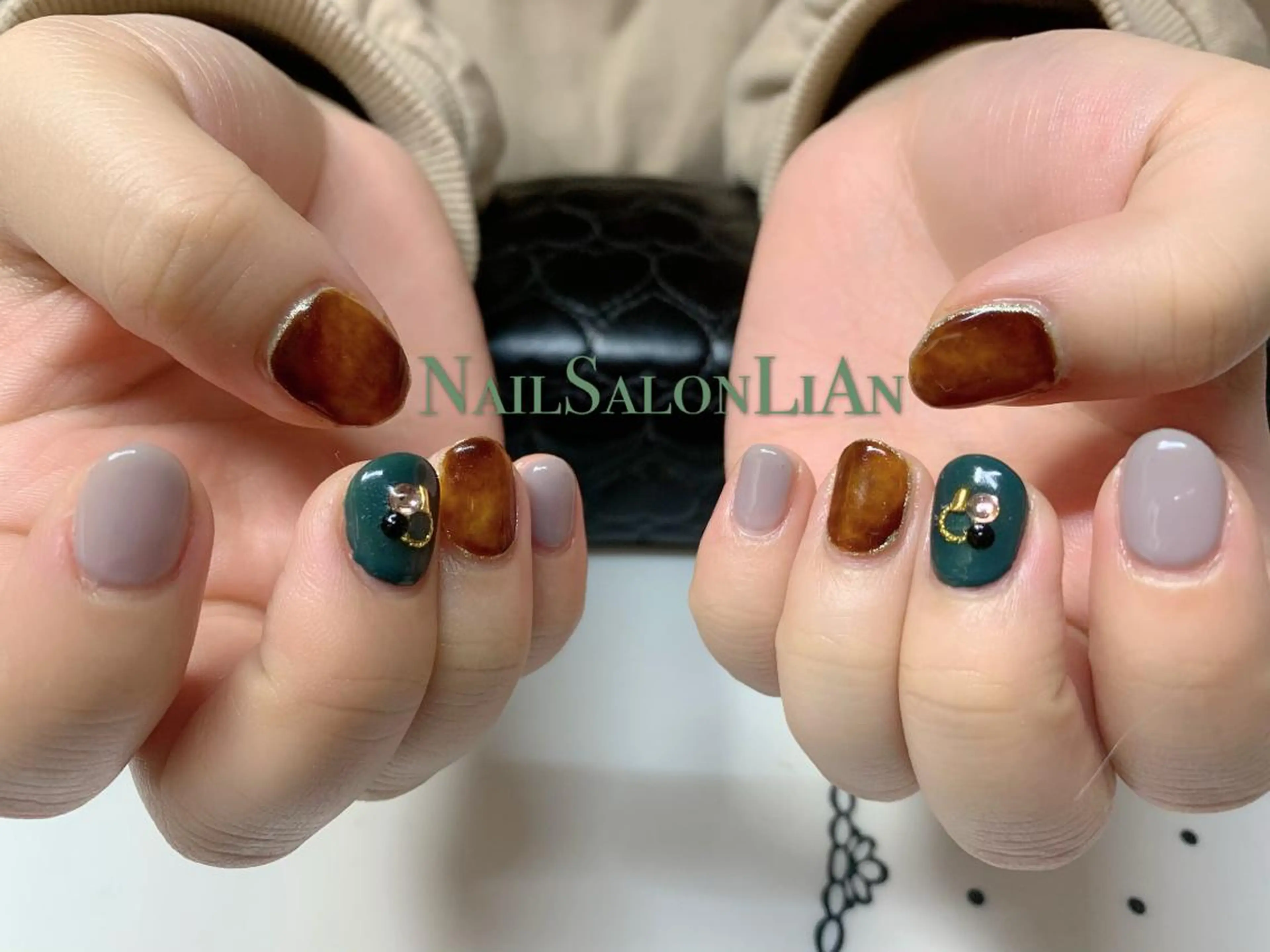 ネイル 持ち込み ハンドネイル NailSalon LiAnのネイルデザイン