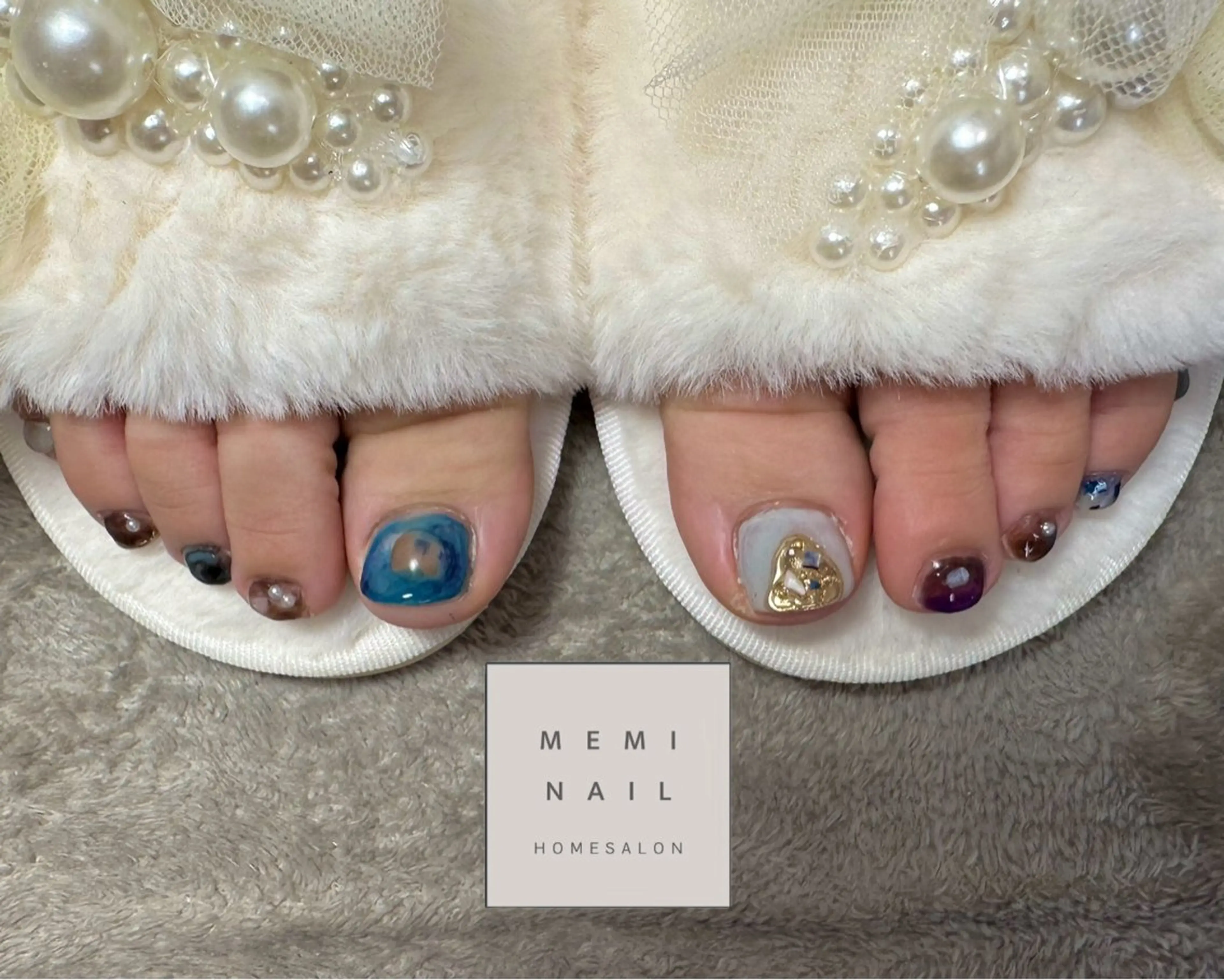 ネイル フットネイル MEMI NAILのネイルデザイン