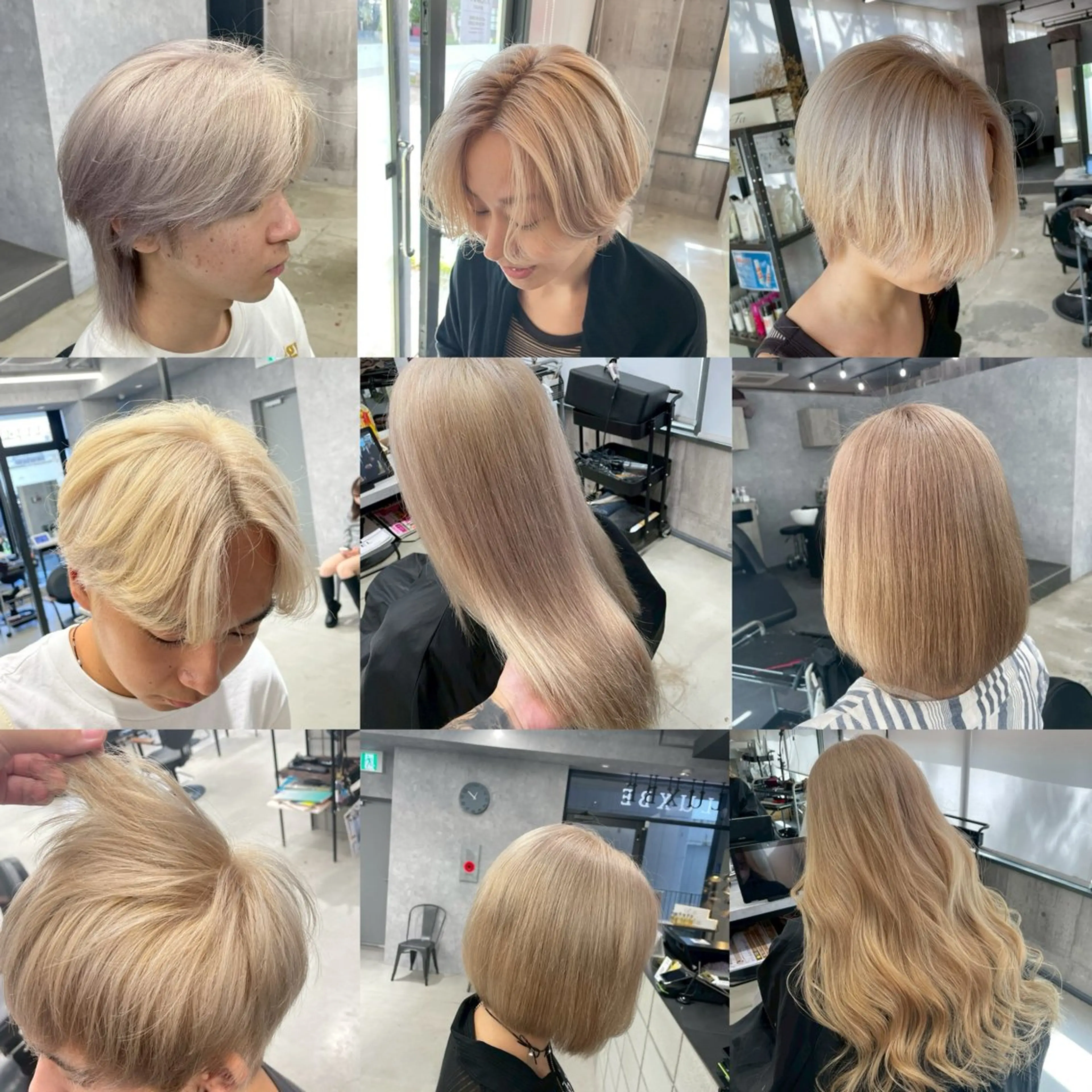 カラー LUXBE LUCE 愁のヘアスタイル