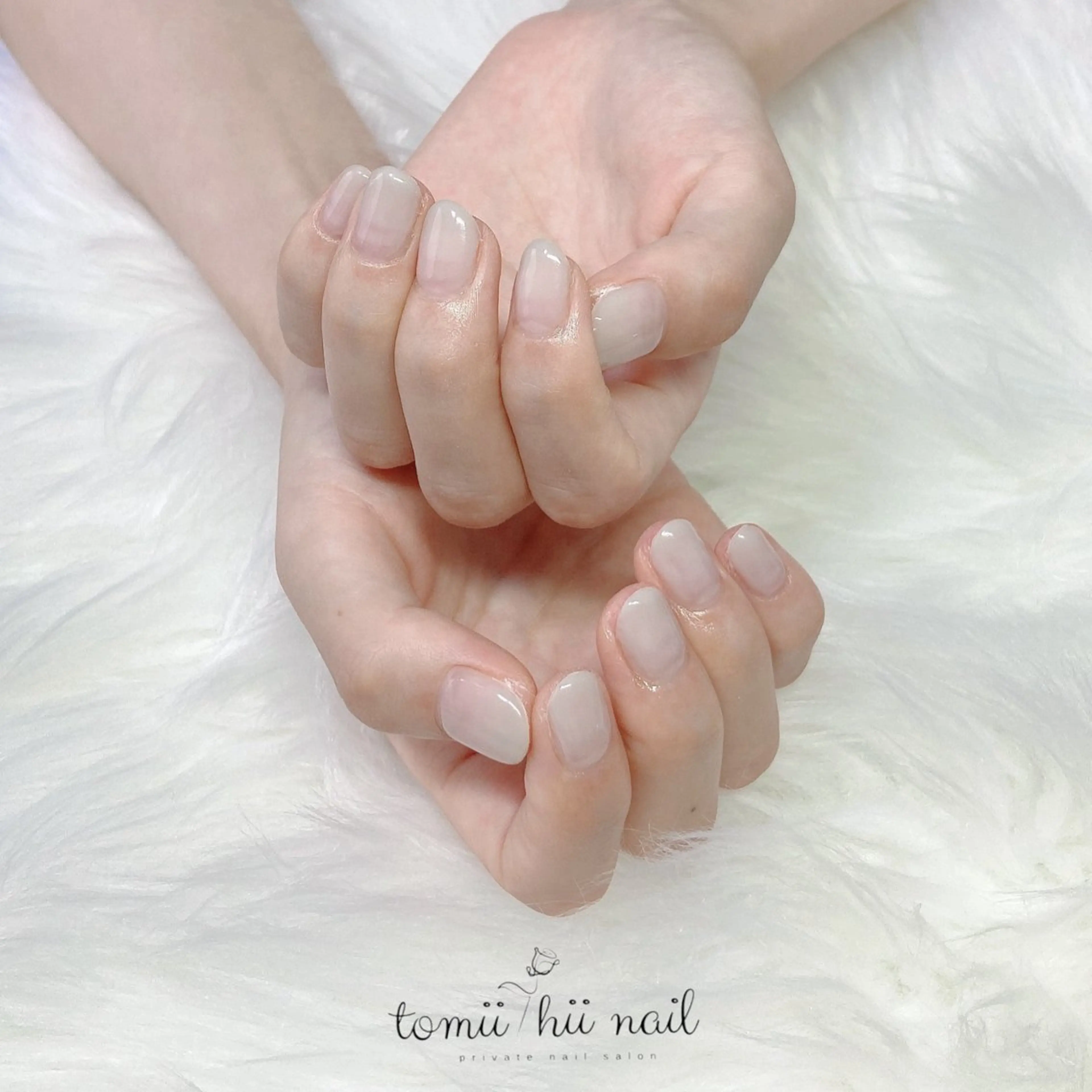 ネイル グラデーション シンプルネイル ハンドネイル tomii-hii -nailのその他イメージ