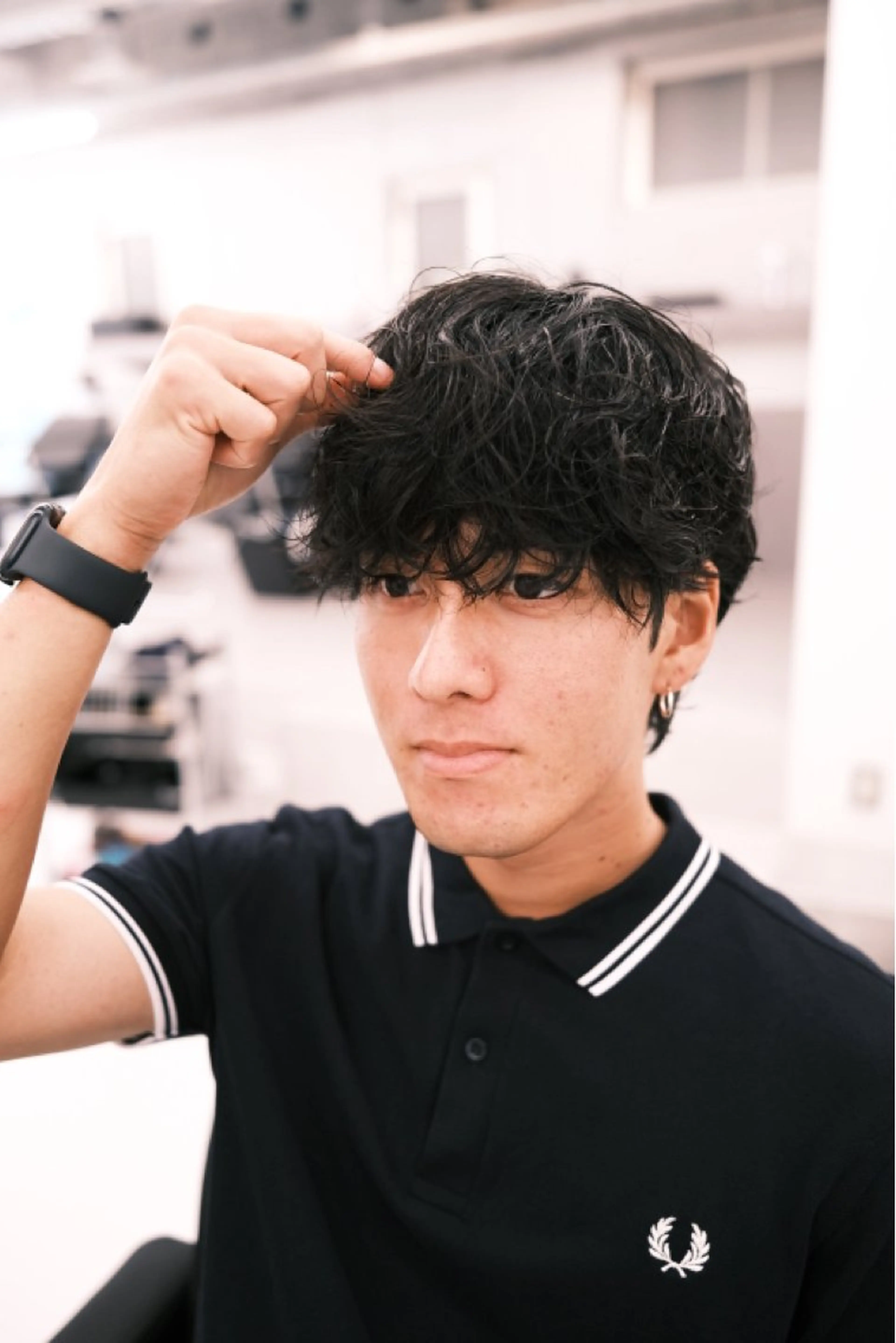 ショート パーマ メンズ メンズショート /梶本秀亮のヘアスタイル