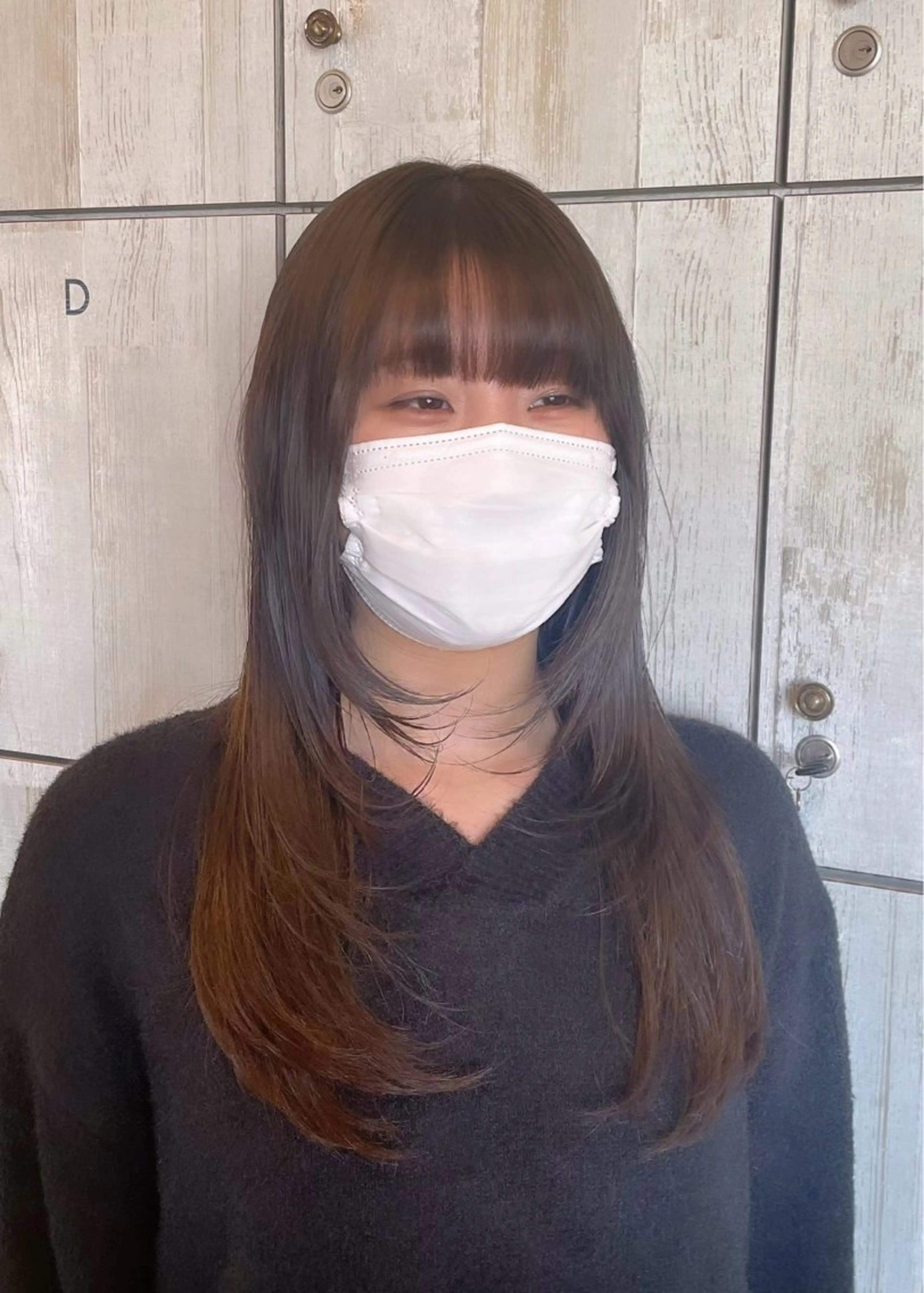 ロング なつき/ 艶カラー/縮毛矯正のヘアスタイル