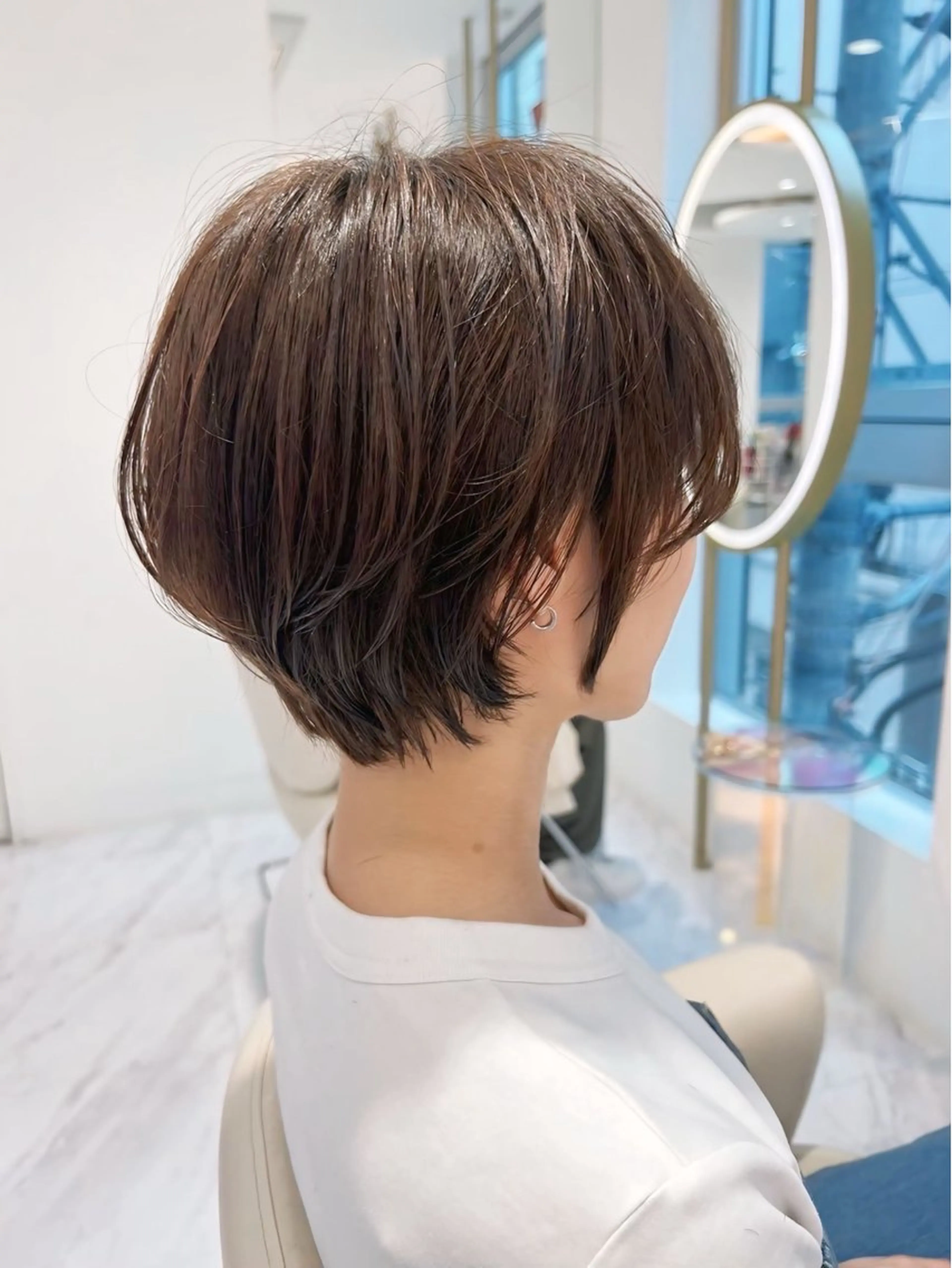 ショート カラー ショートヘア カット ヘアカラー ショート/丸み/ 小顔/ERIのヘアスタイル