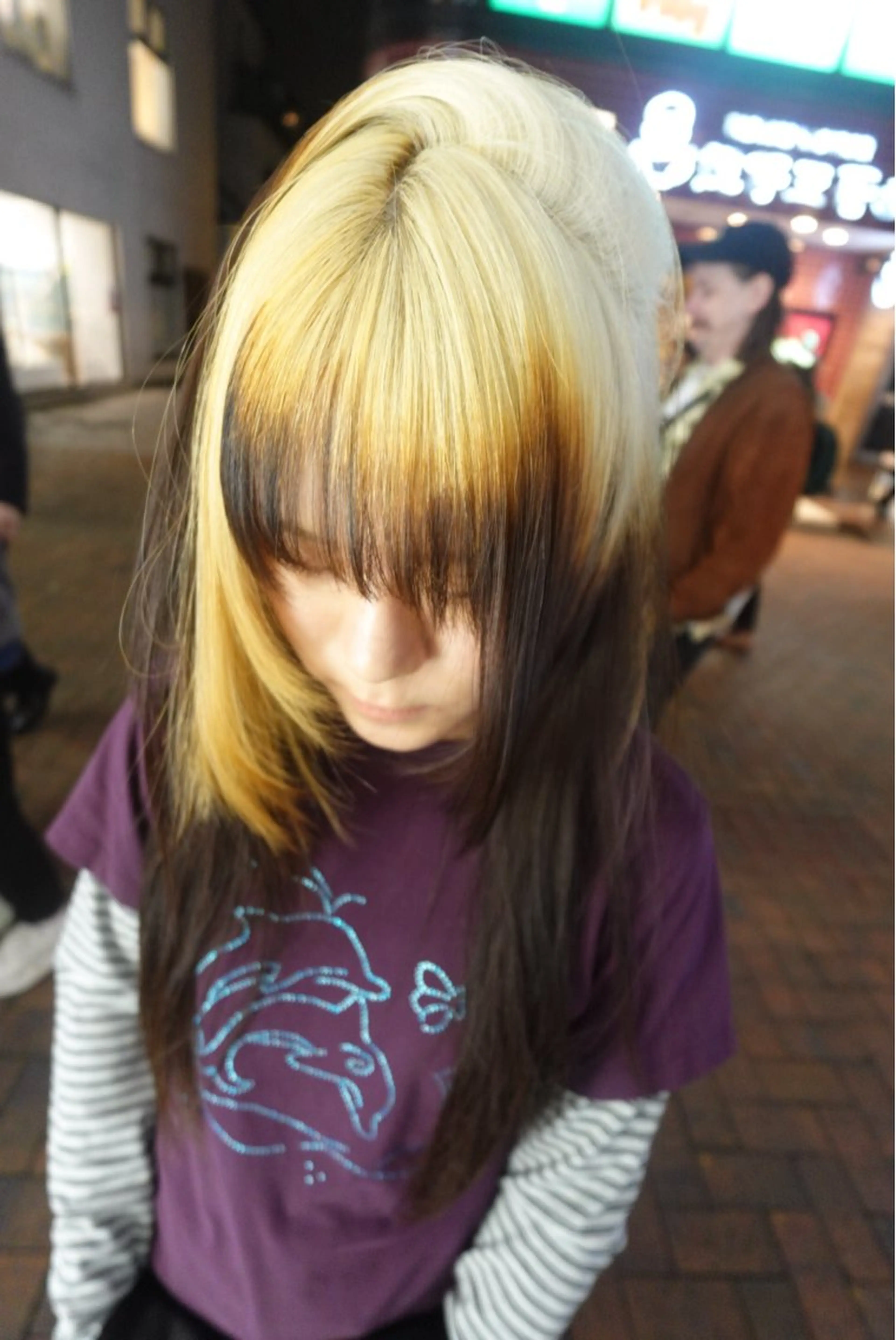 カラー ヘアカラー デザイン/ハッシュ レイヤー/senaのヘアスタイル