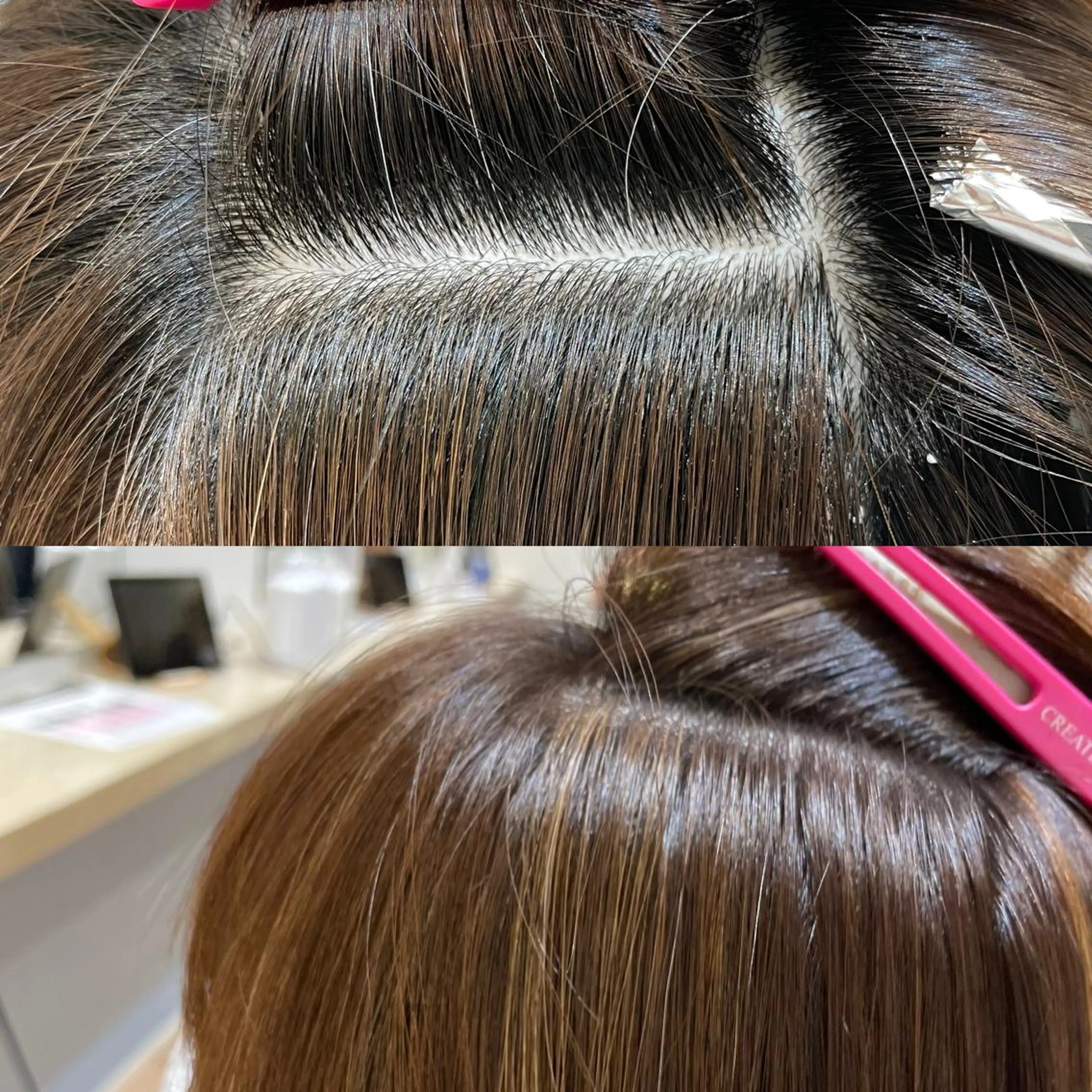 ロング カラー 白髪ぼかしハイライト 💫ミネ ヒロシのヘアスタイル