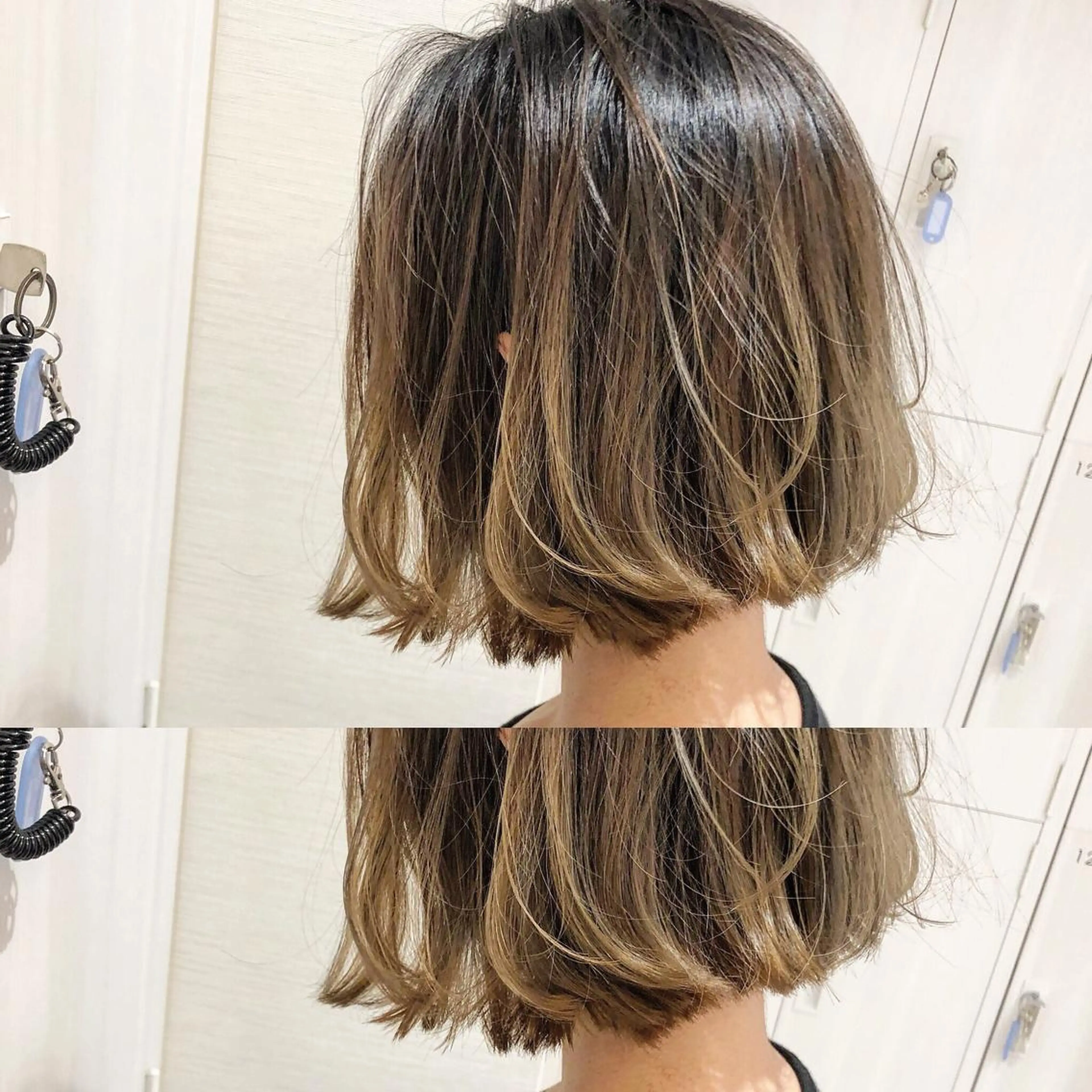 カラー 三鷹で1番ショート ボブをカットする新谷のヘアスタイル