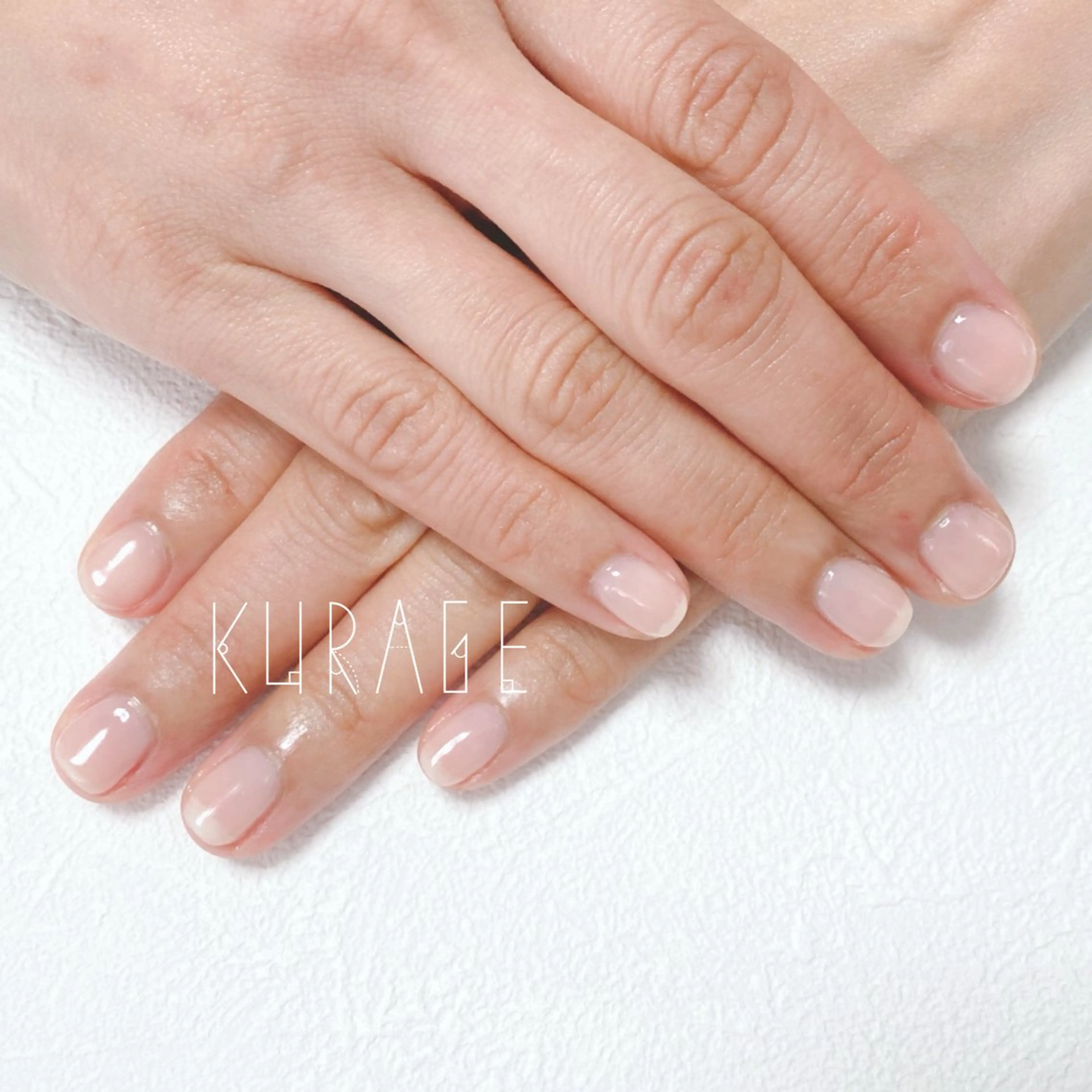 ネイル クリアネイル ジェルネイル マットネイル ピンク private salon 海月のネイルデザイン