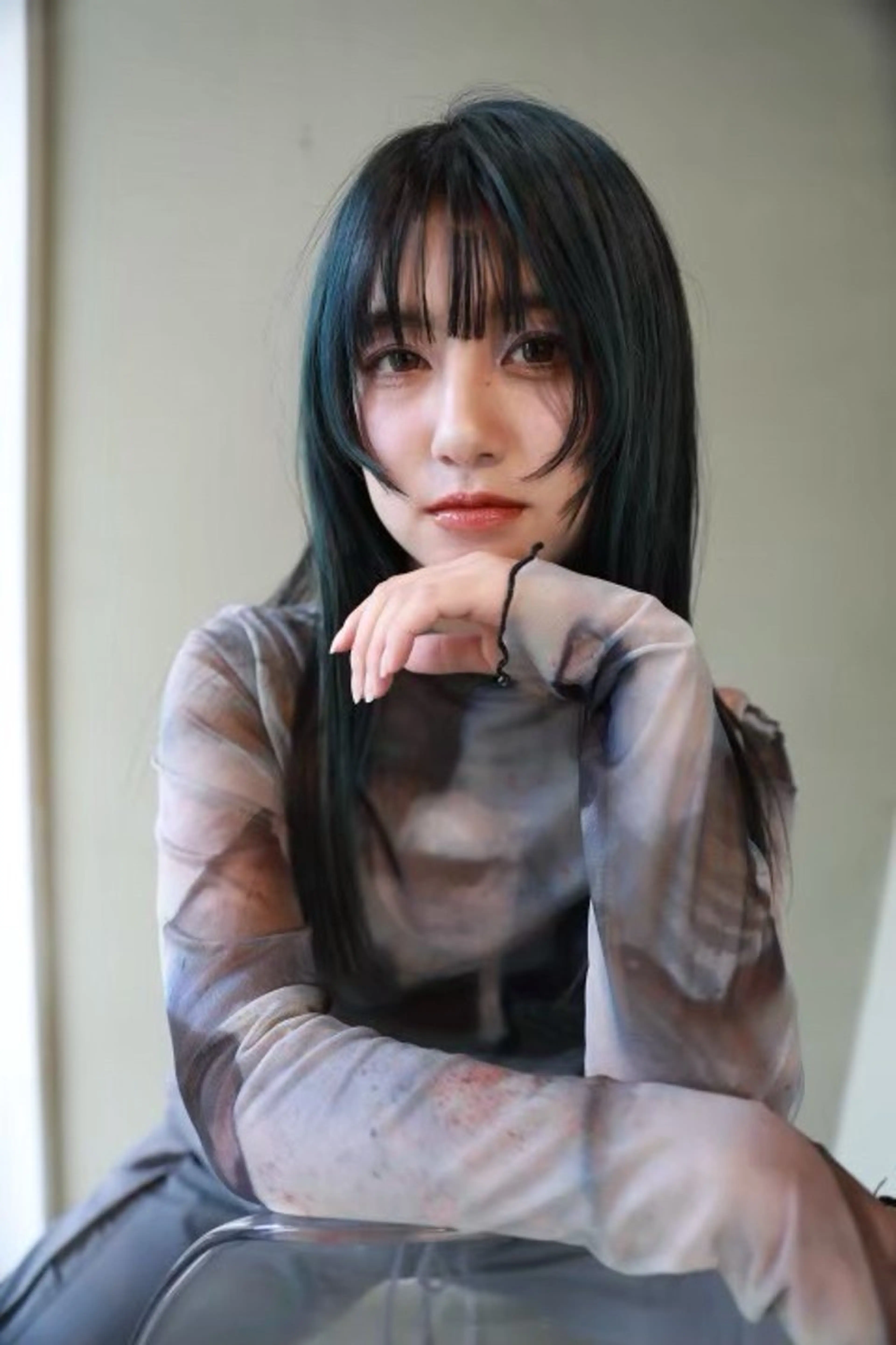 カラー 縮毛矯正 くまざき　なな /メンズモデル募集のヘアスタイル