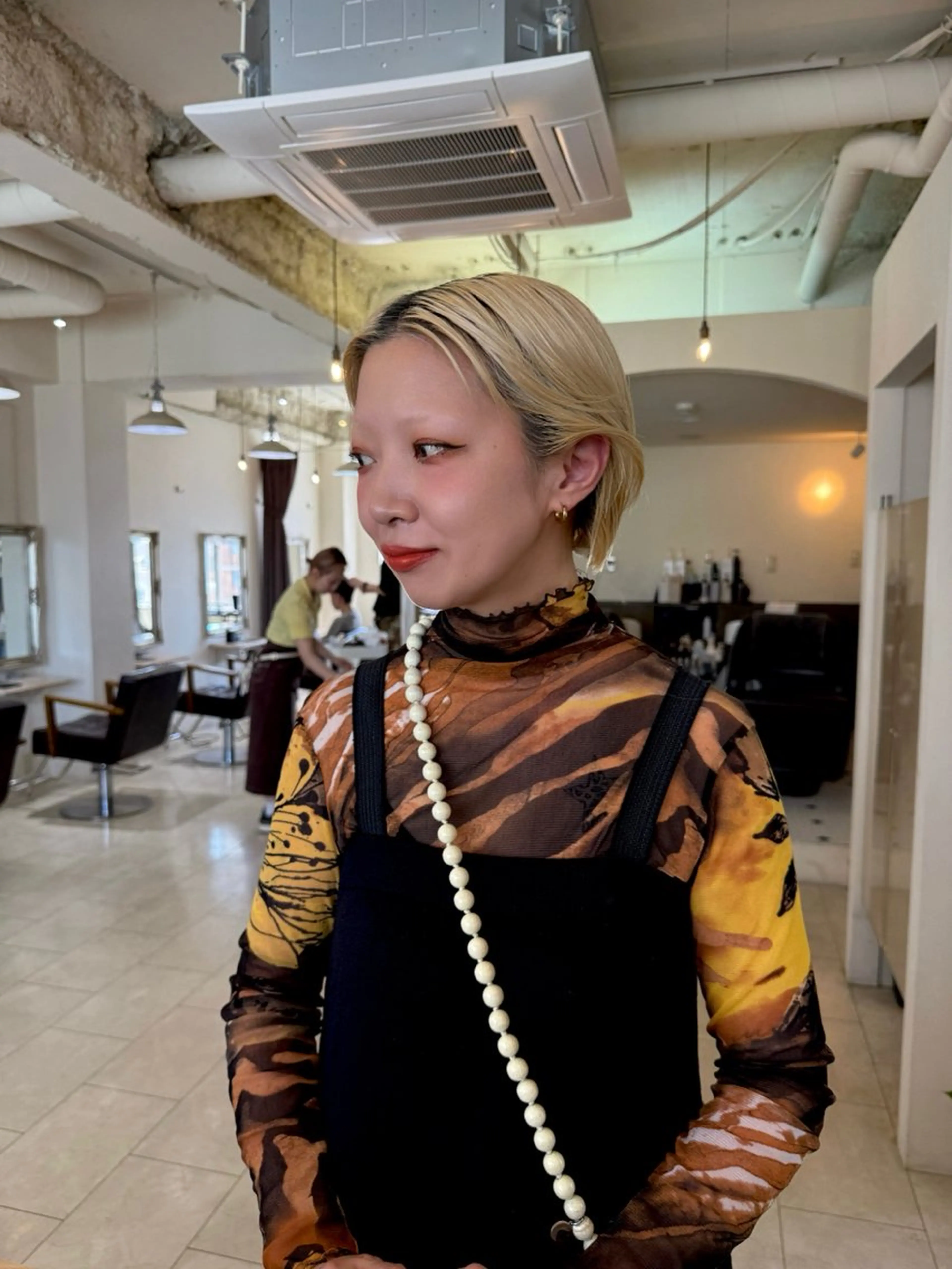 ショート Maho/海外 レイヤー/ハッシュのヘアスタイル