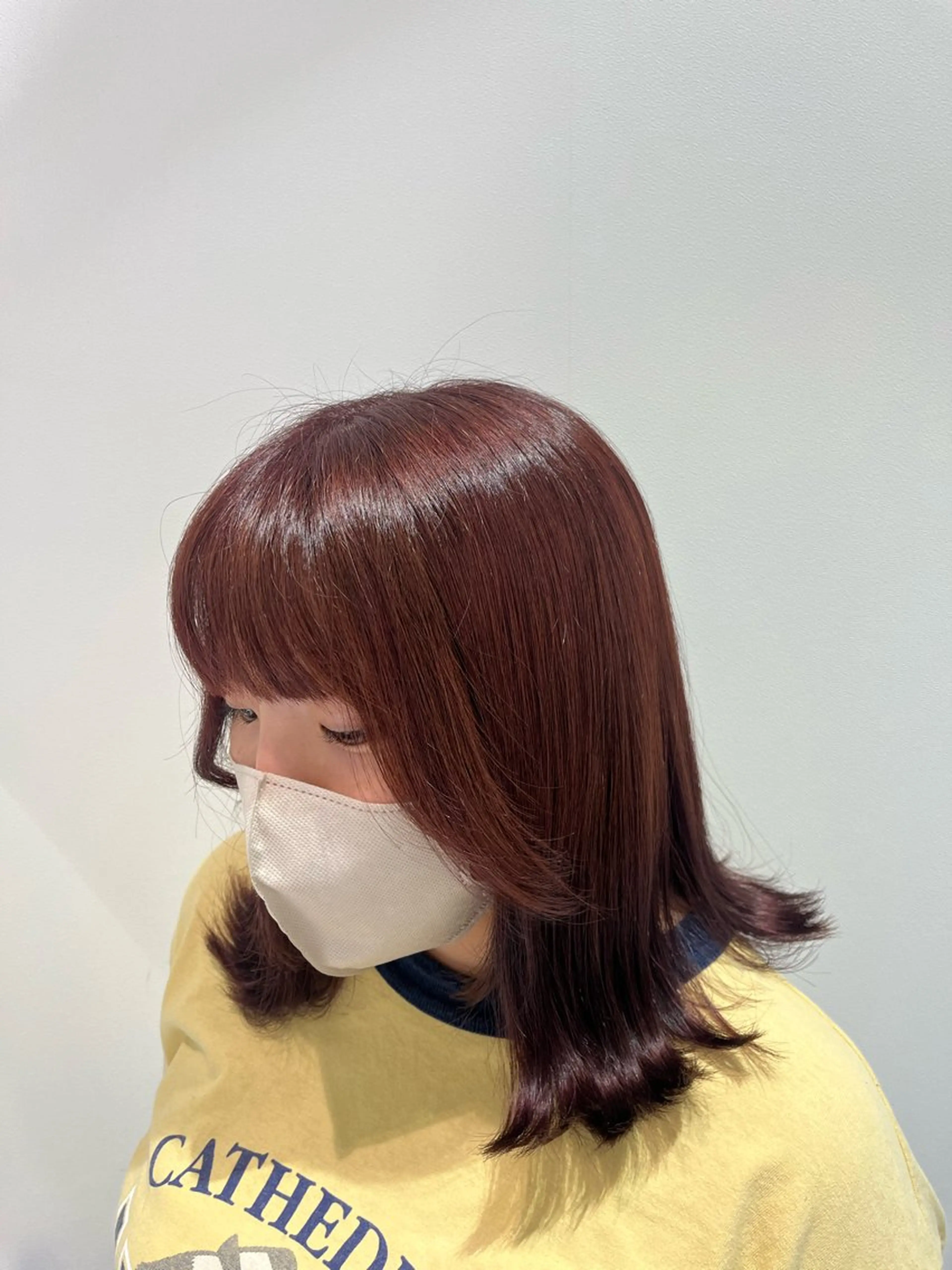 セミロング ヘアカラー 🎀tomoka /透明感カラー🎀のヘアスタイル