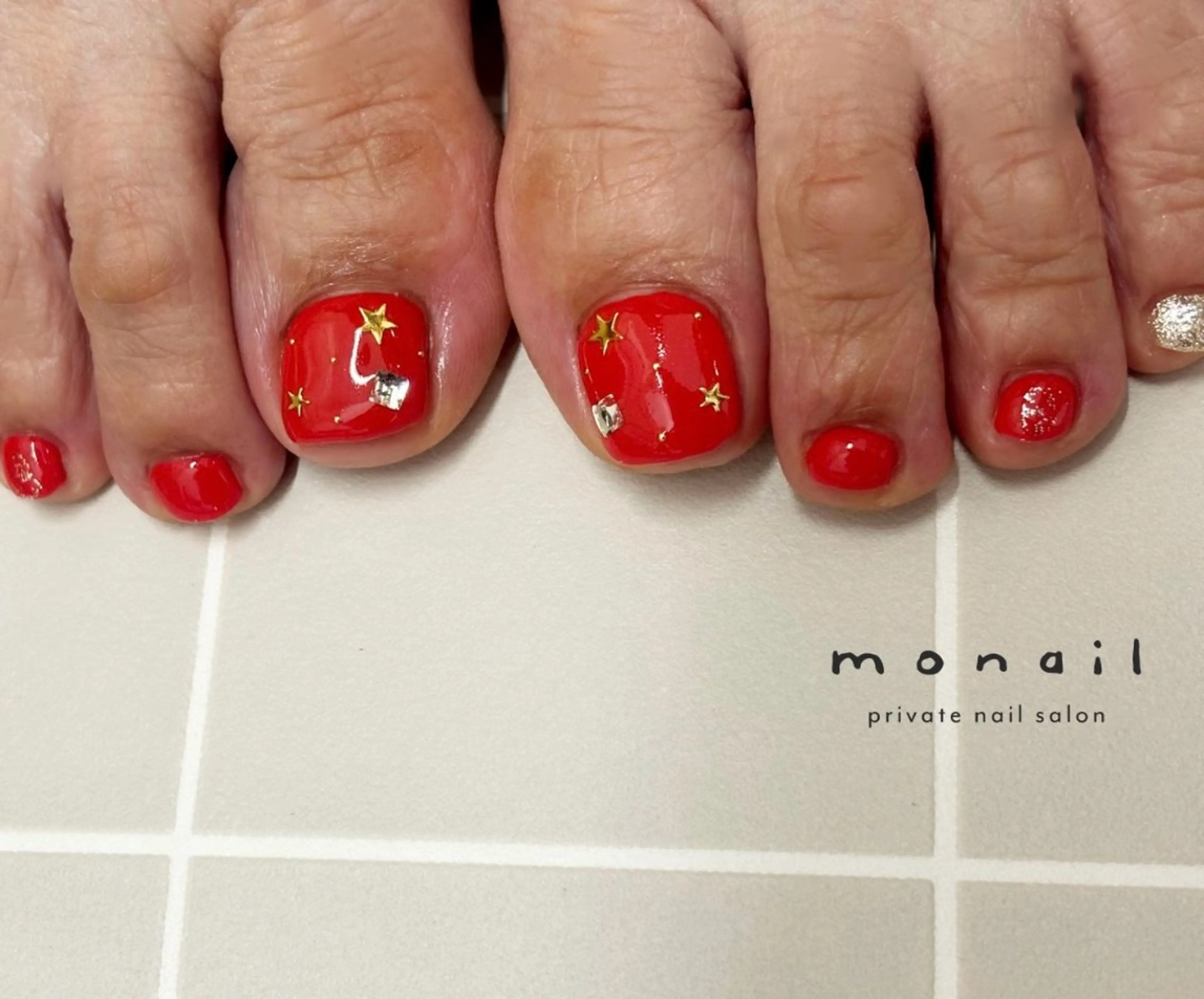 ネイル フットネイル nail salon monailのネイルデザイン