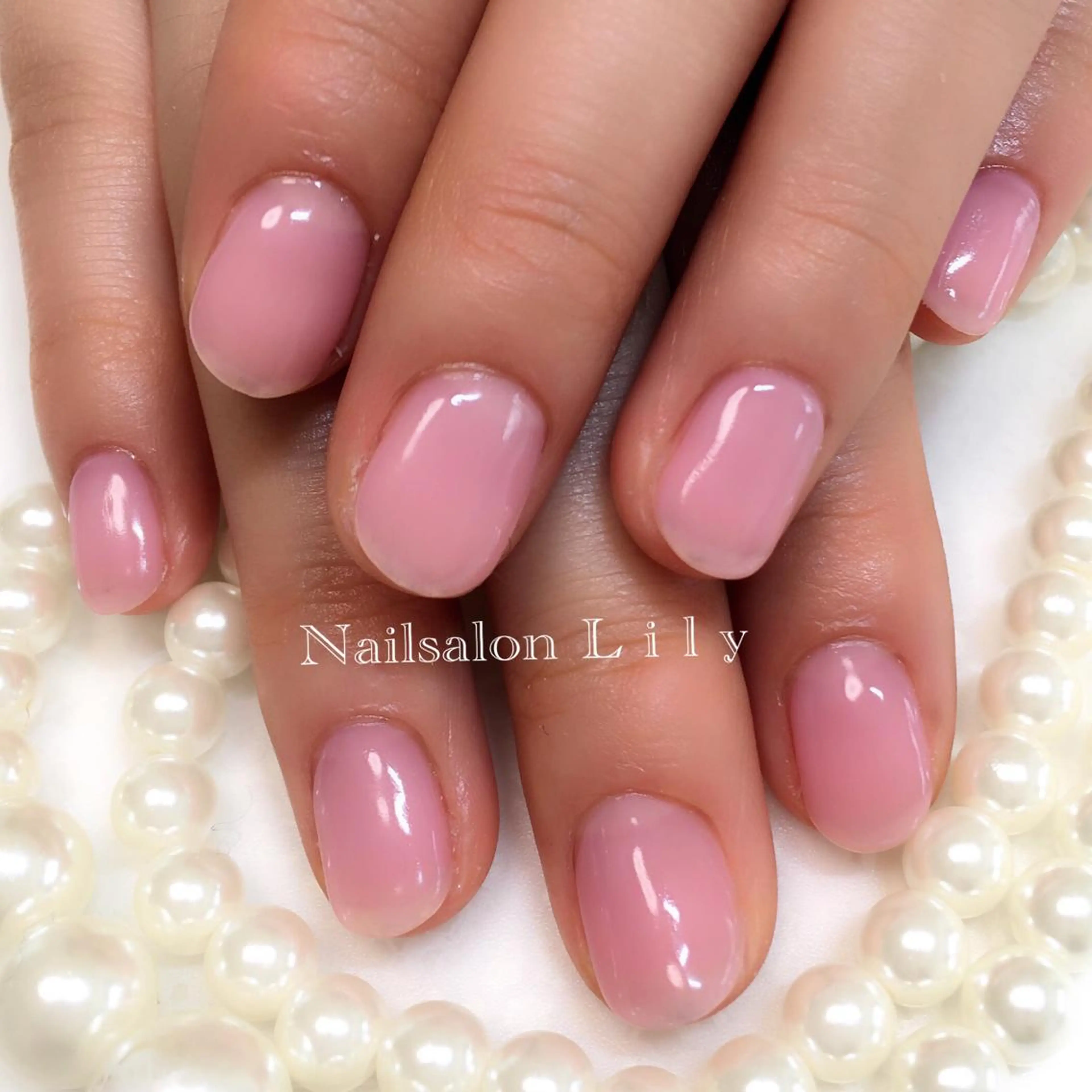 ネイル ピンク 春ネイル Lily*nail 🌻Mii🌻のネイルデザイン