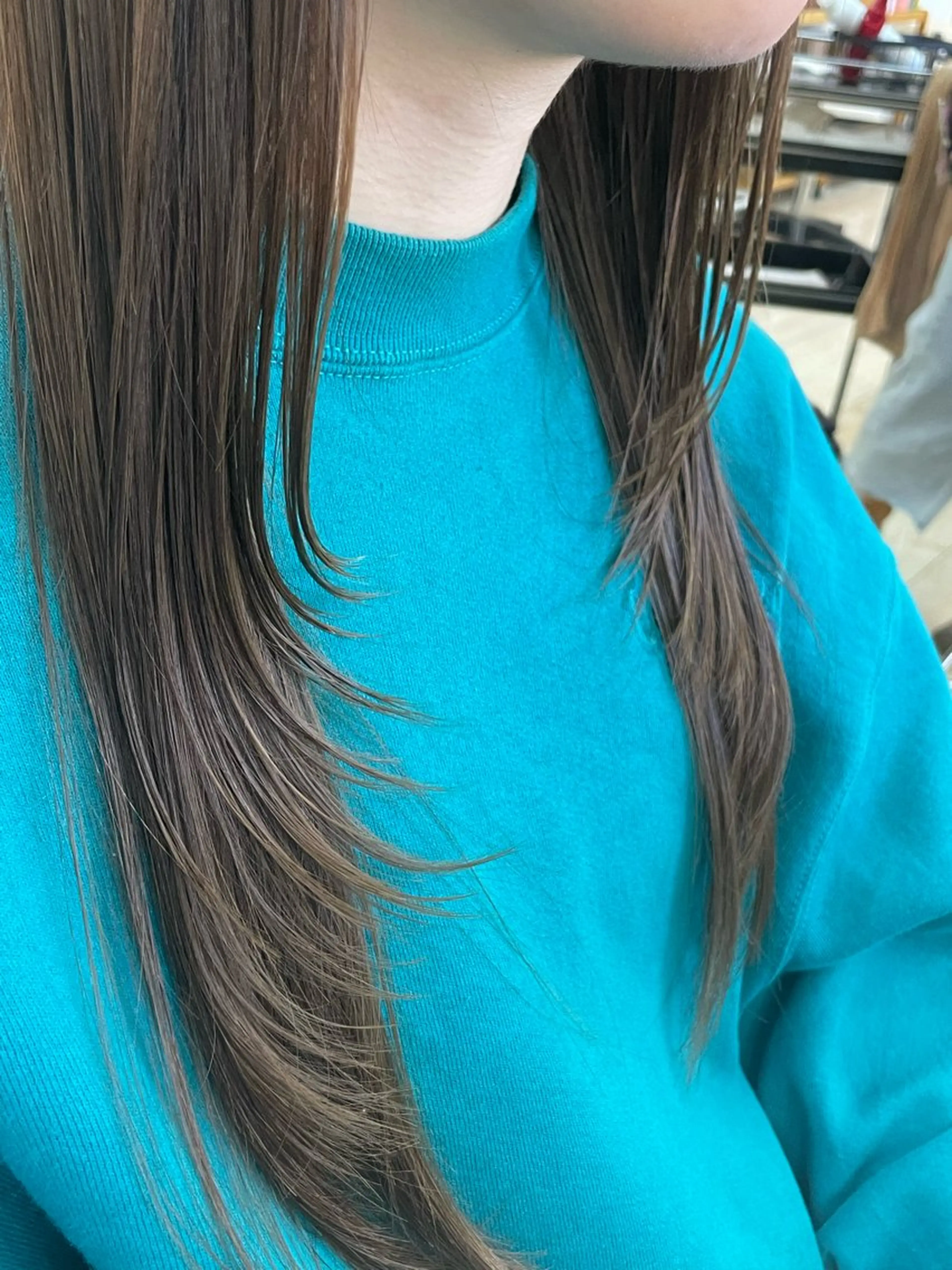 ロング ルプラボウ/レイヤー /メンズパーマ/真由のヘアスタイル