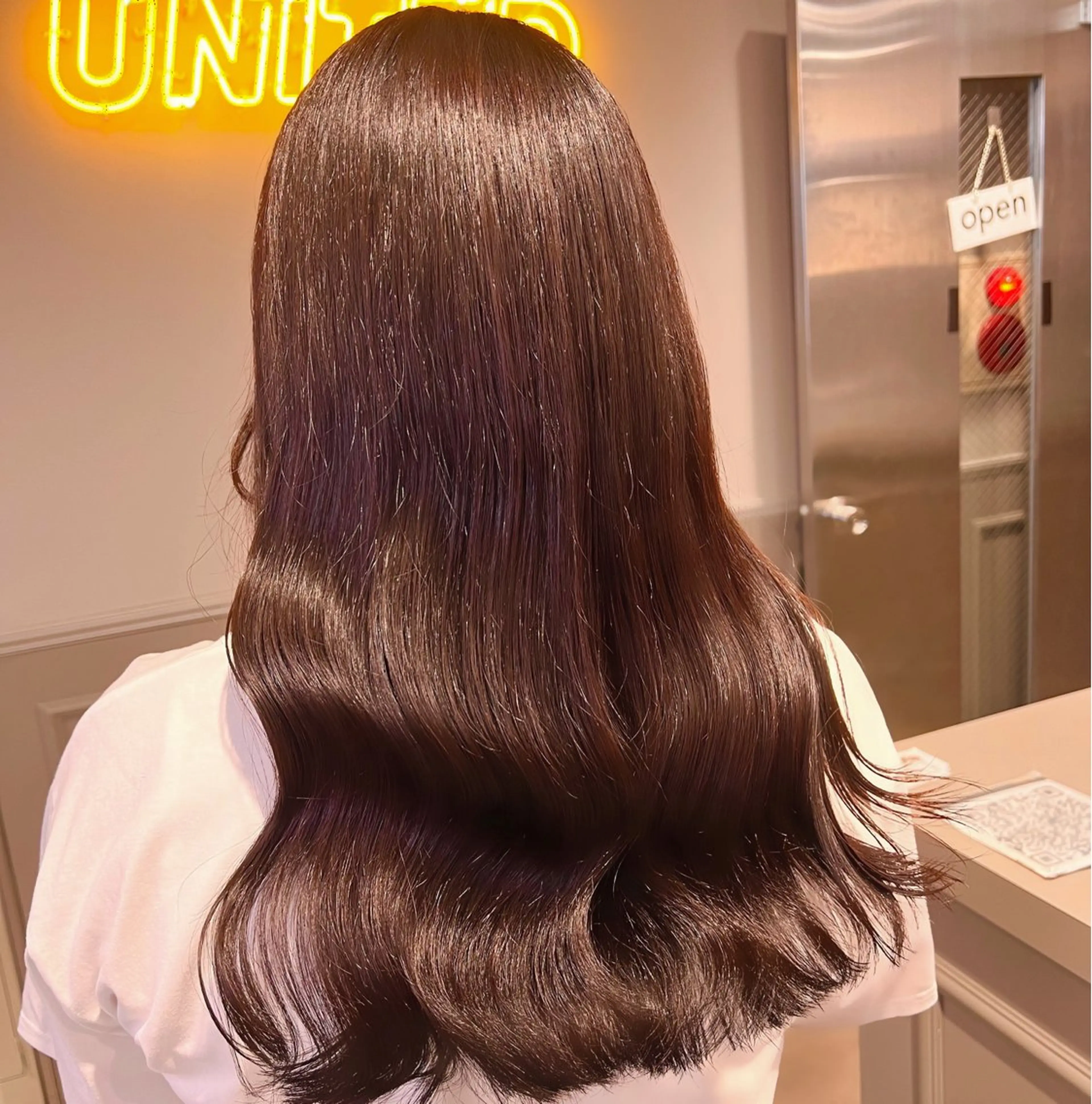 セミロング 💖札幌カラー 指名No.1💖玲奈のヘアスタイル