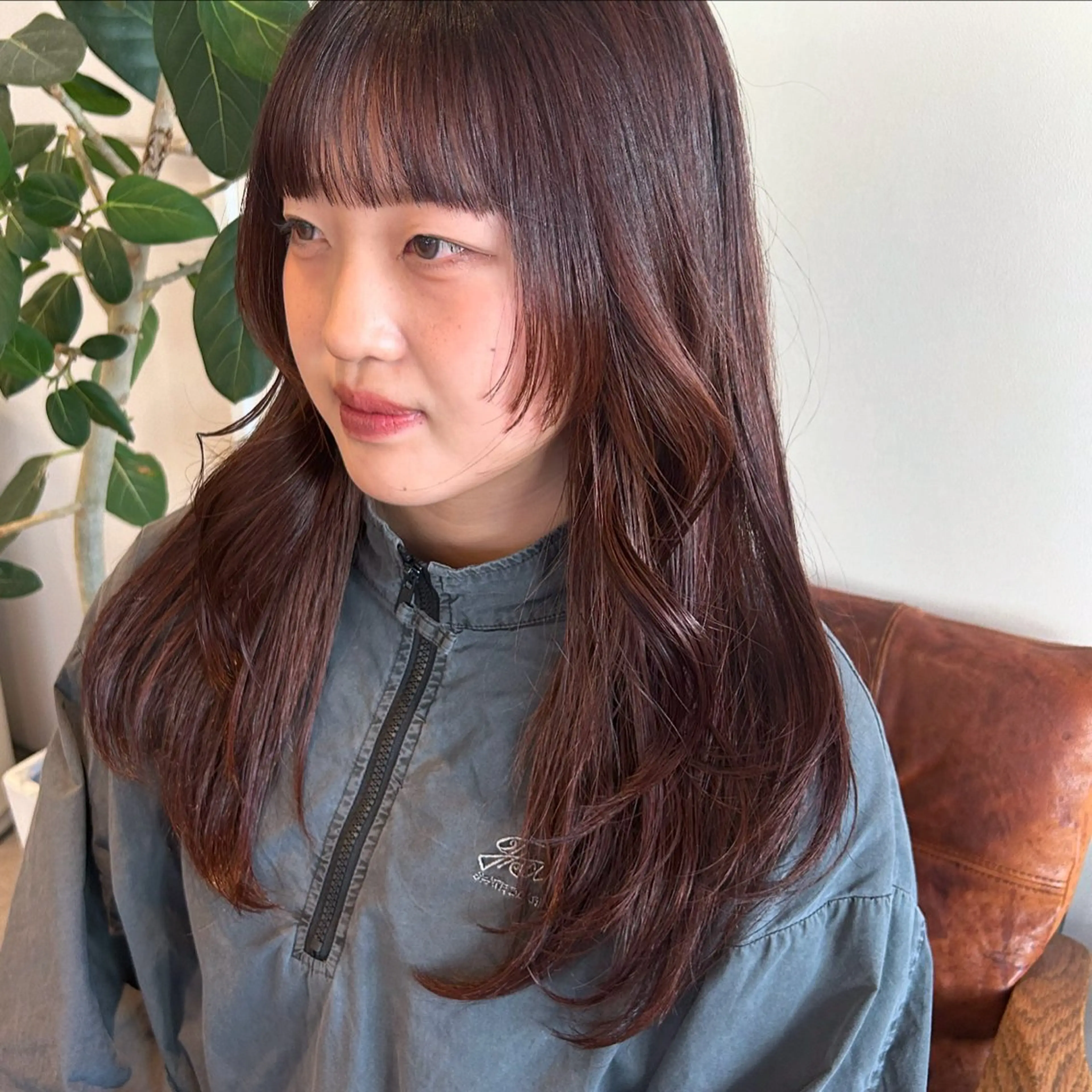 【ミニモ限定価格‼️】 暖色カラー🩷❤️🧡 チェリーレッド ピンクカラー オレンジカラー 大阪 梅田 茶屋町の写真