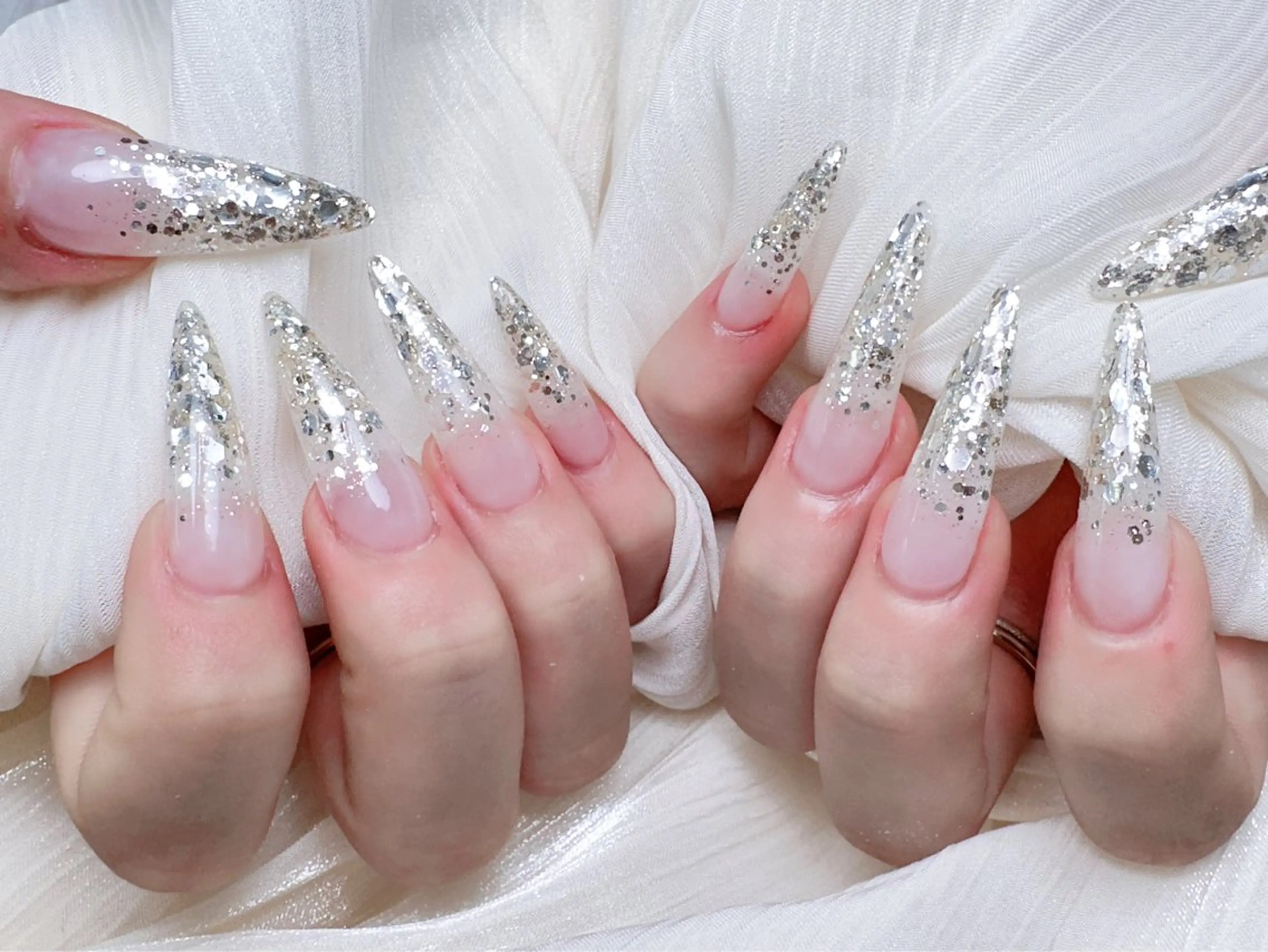 ネイル ハンドネイル M🌷nail 長さだし専門店のネイルデザイン