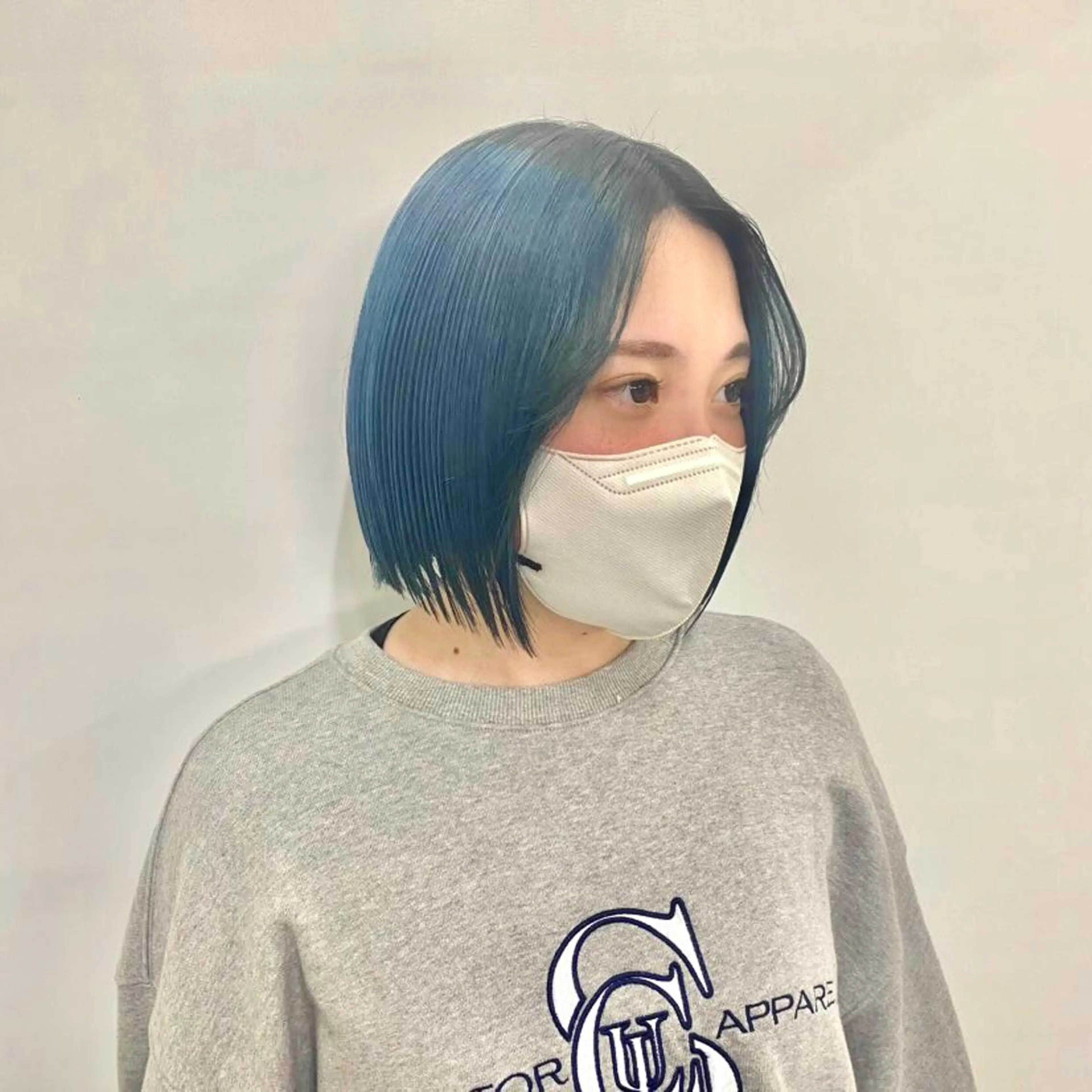 ショート カラー ヘアアレンジ ウルフレイヤー エクステ/kokiのヘアスタイル