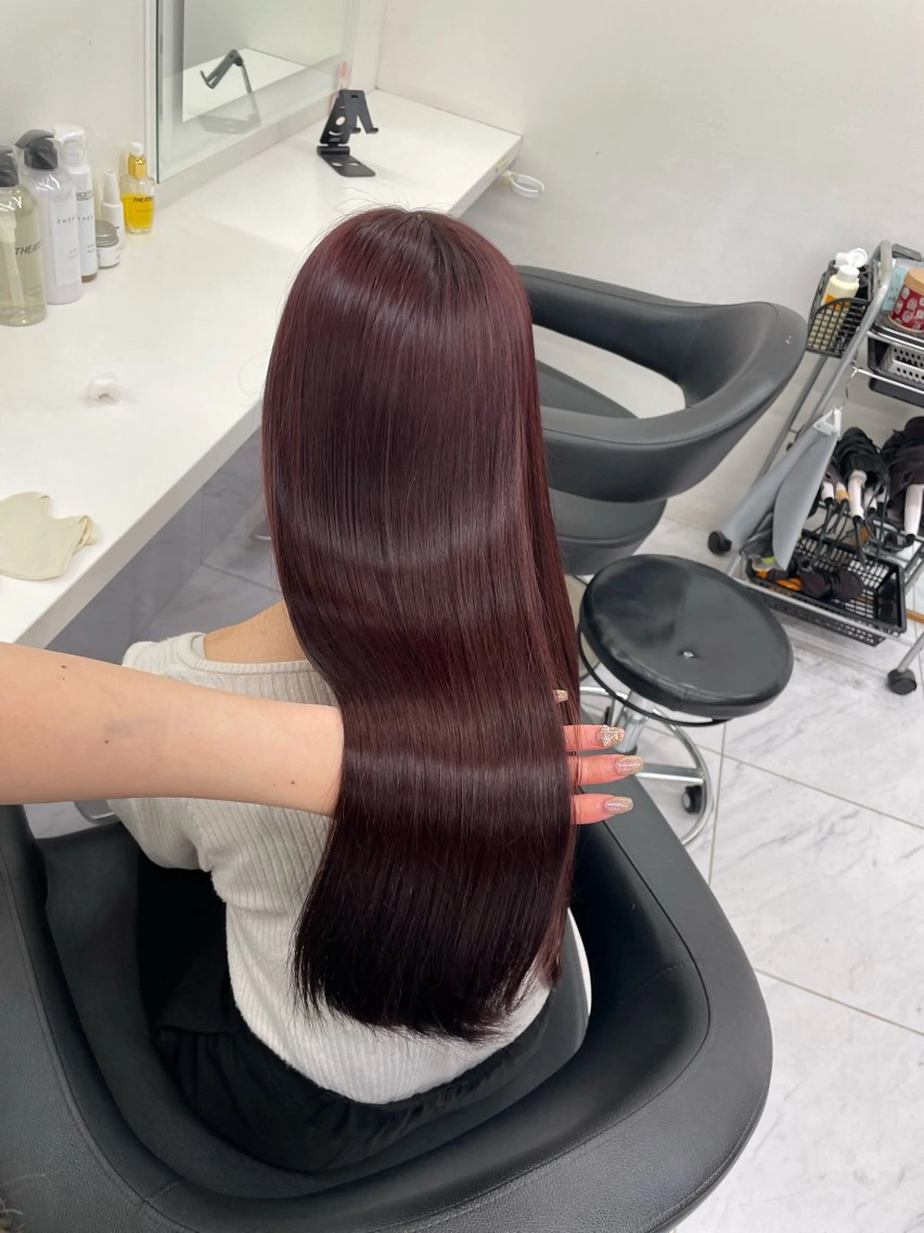 ロング カラー ヘアアレンジ ヘアカラー トリートメント ヘアセット 💗横浜美容室 💗HARUNAのヘアスタイル