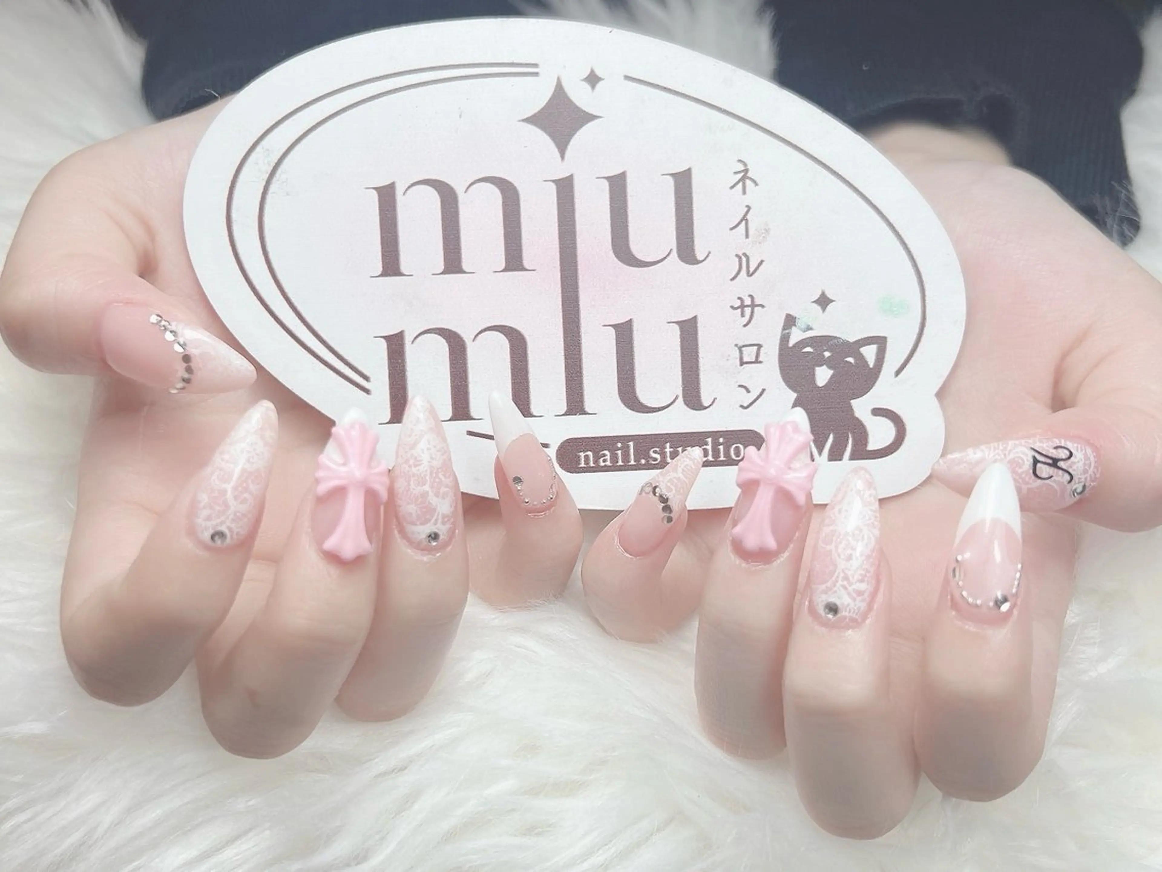 ネイル クリアネイル 長さ出し 持ち込み フットネイル ハンドケア yu naのネイルデザイン