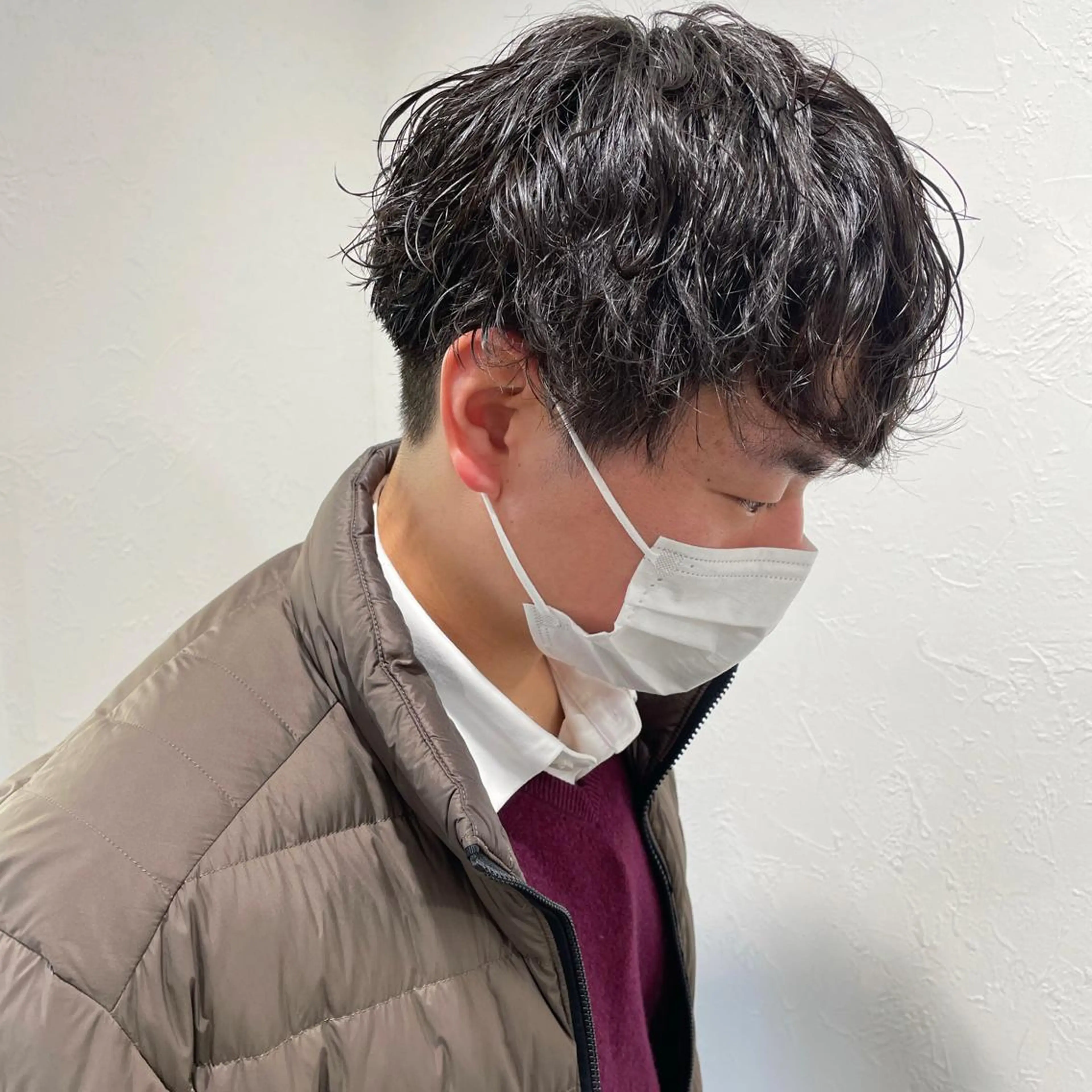 パーマ メンズ カット パーマ shiho .のヘアスタイル