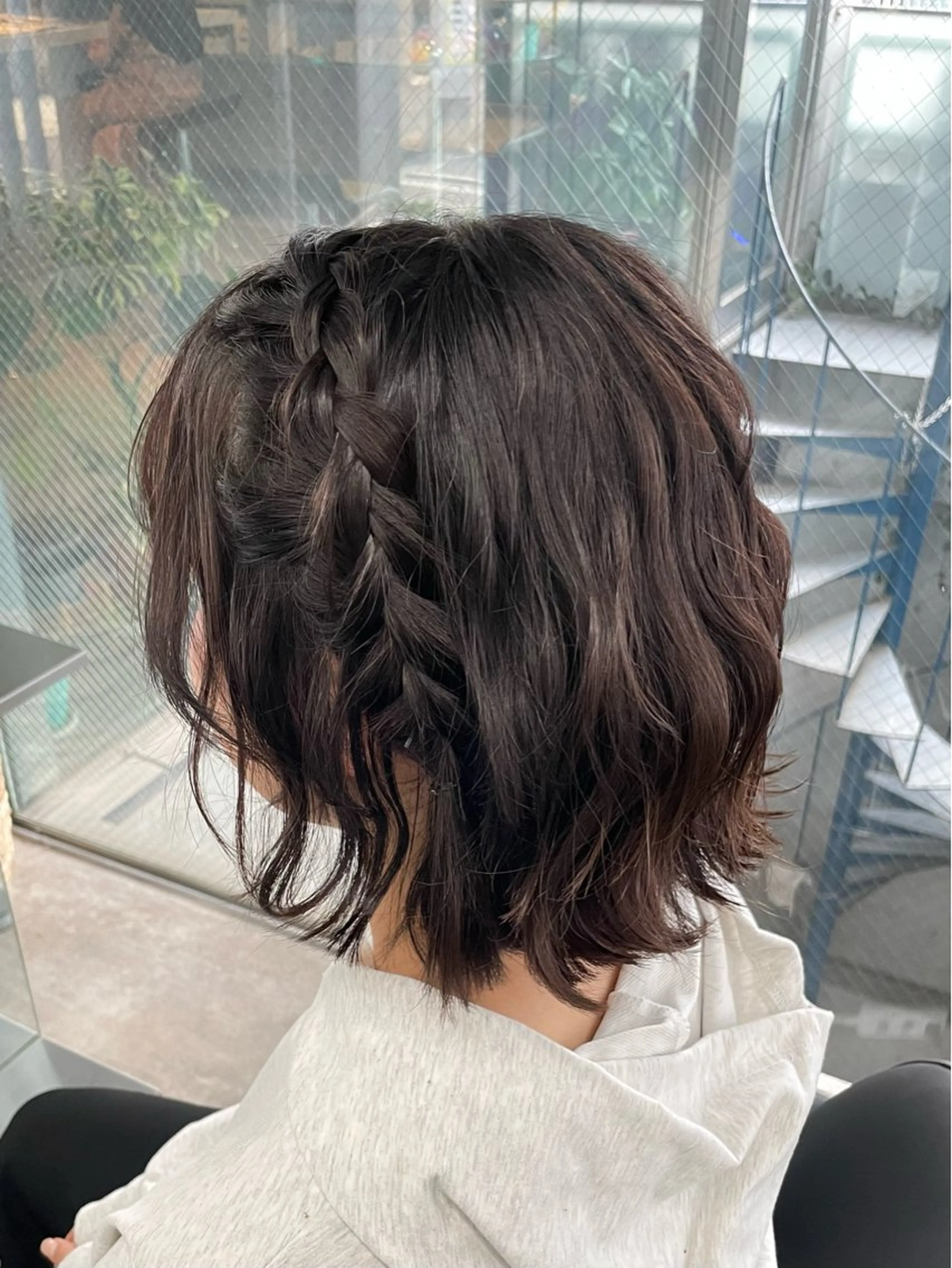 ヘアアレンジ ヘアセット 速水 ゆきののヘアスタイル