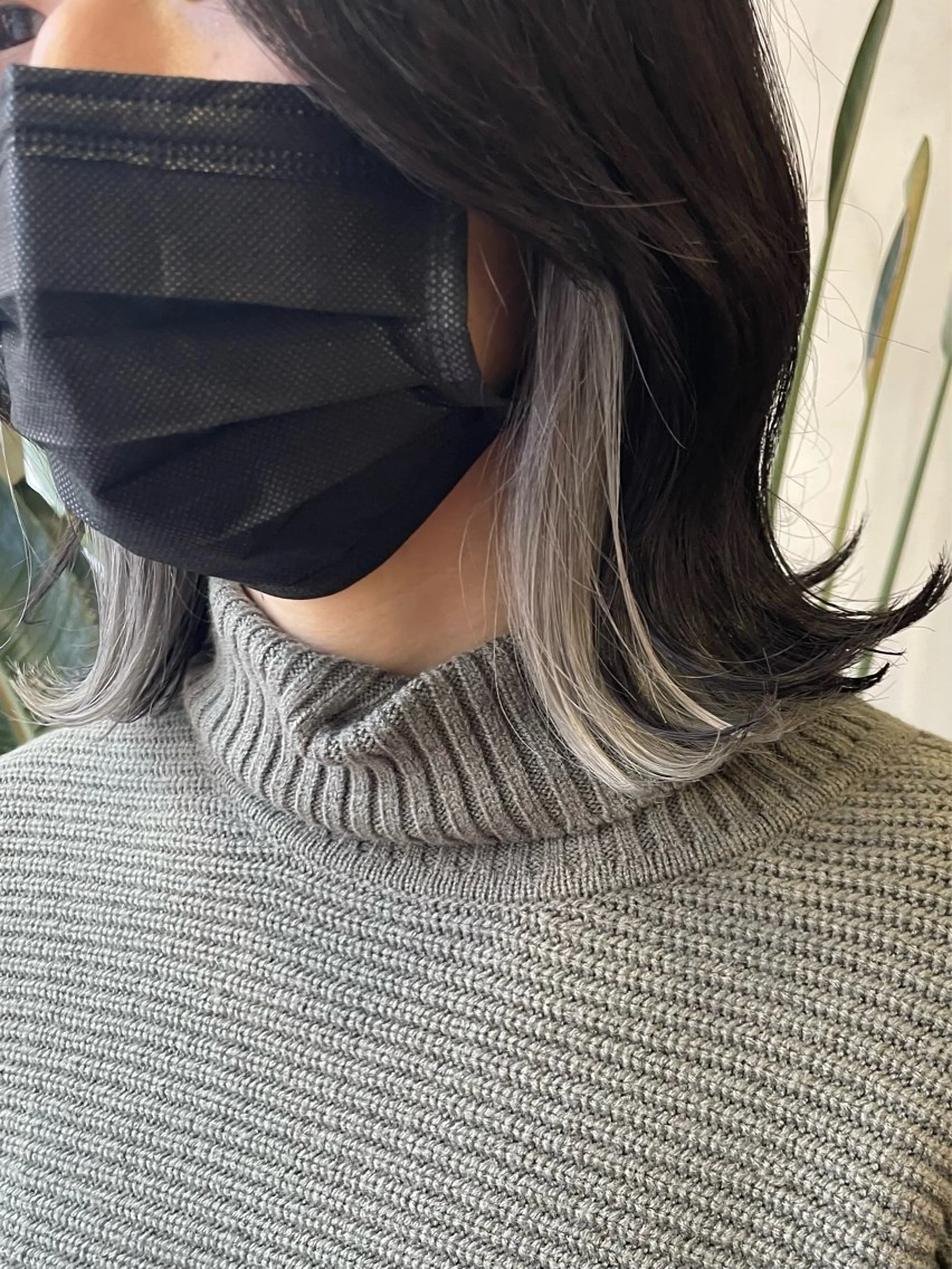 ミディアム カラー カット ヘアカラー トリートメント ヘッドスパ 【店長】インナー指名 No.1戸塚優思のヘアスタイル