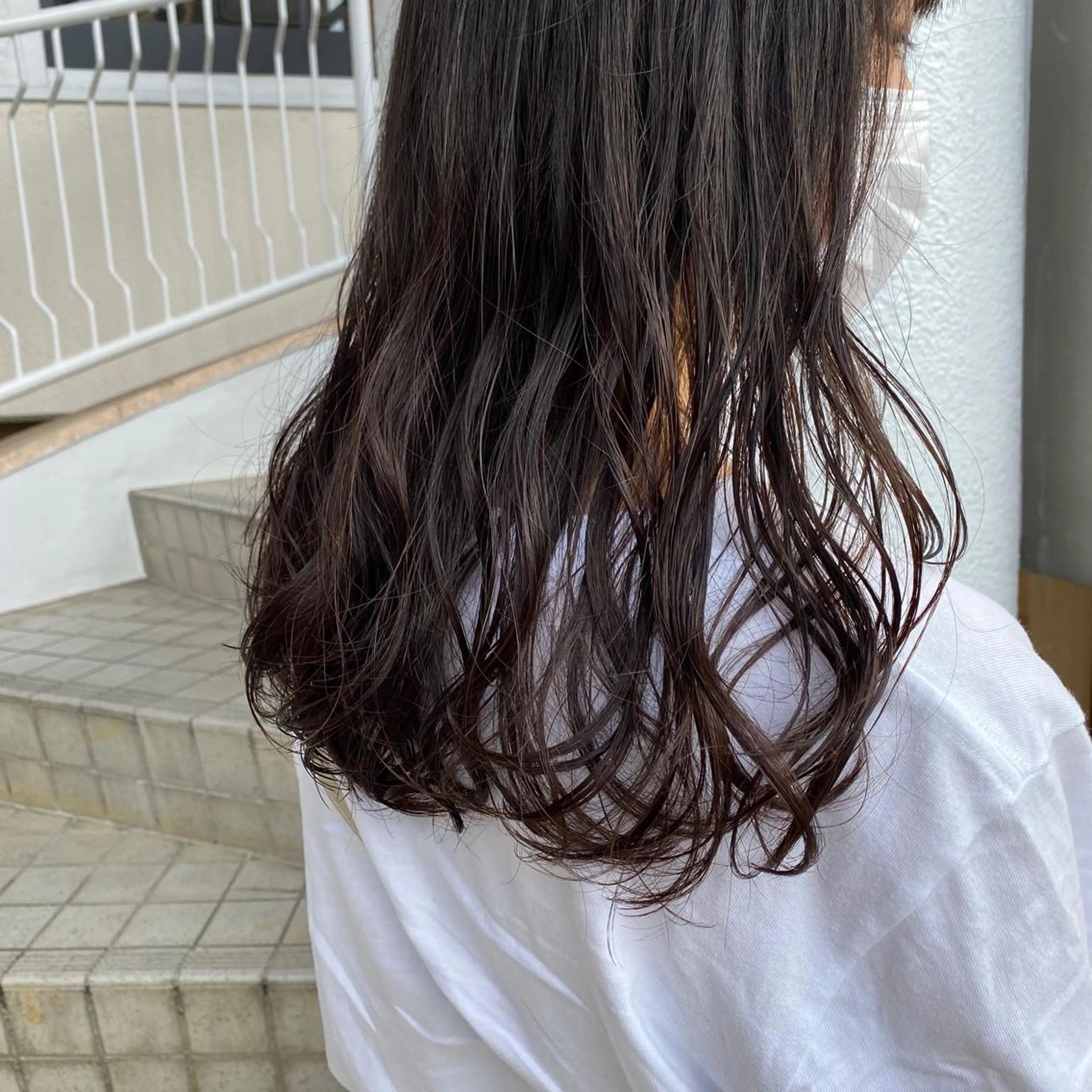 ロング パーマ デジタルパーマ ニュアンスパーマ kohana 🎀韓国ヘア🎀🤍のヘアスタイル