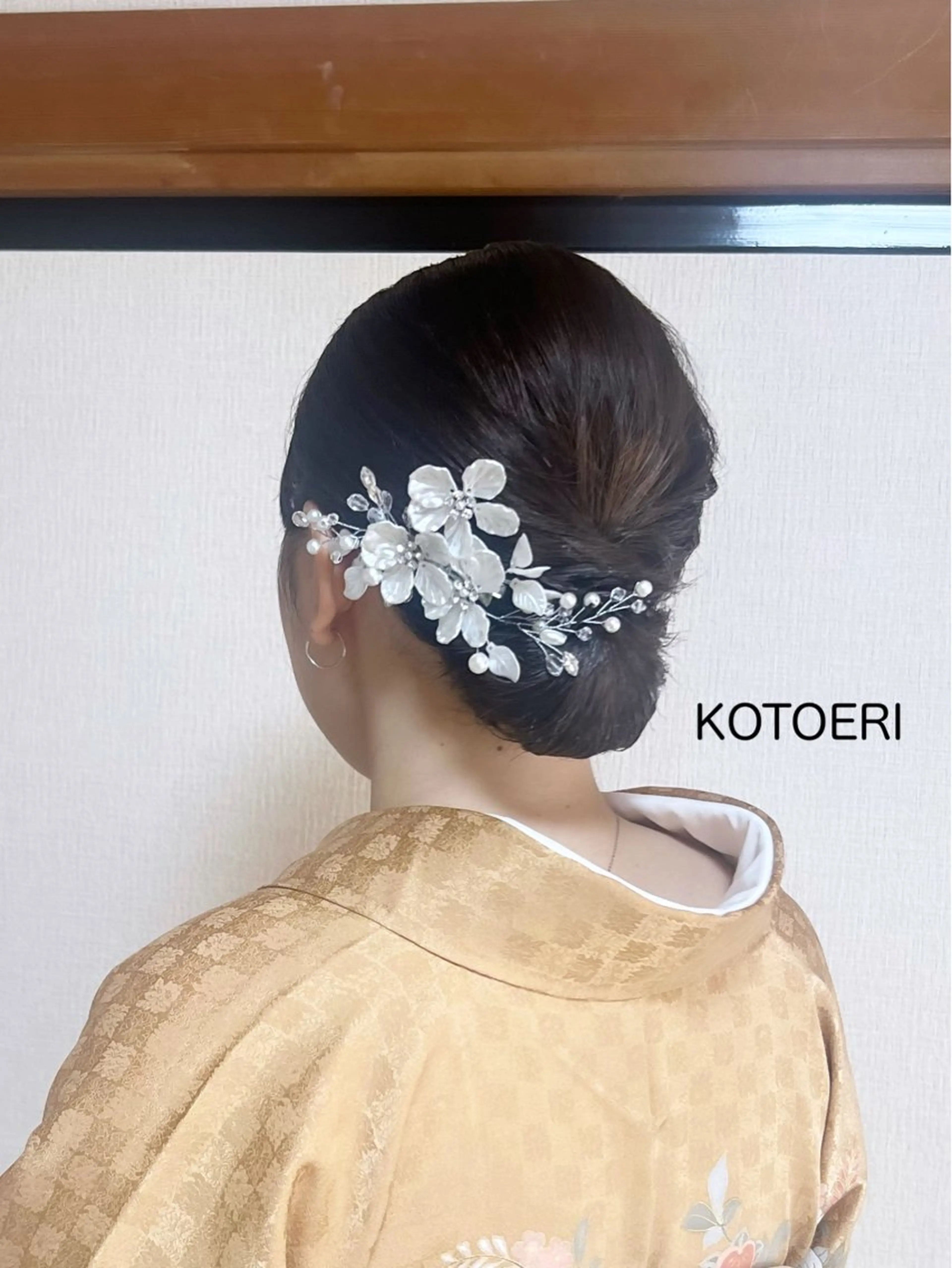セミロング ヘアアレンジ ヘアセット 小林 千恵のヘアスタイル