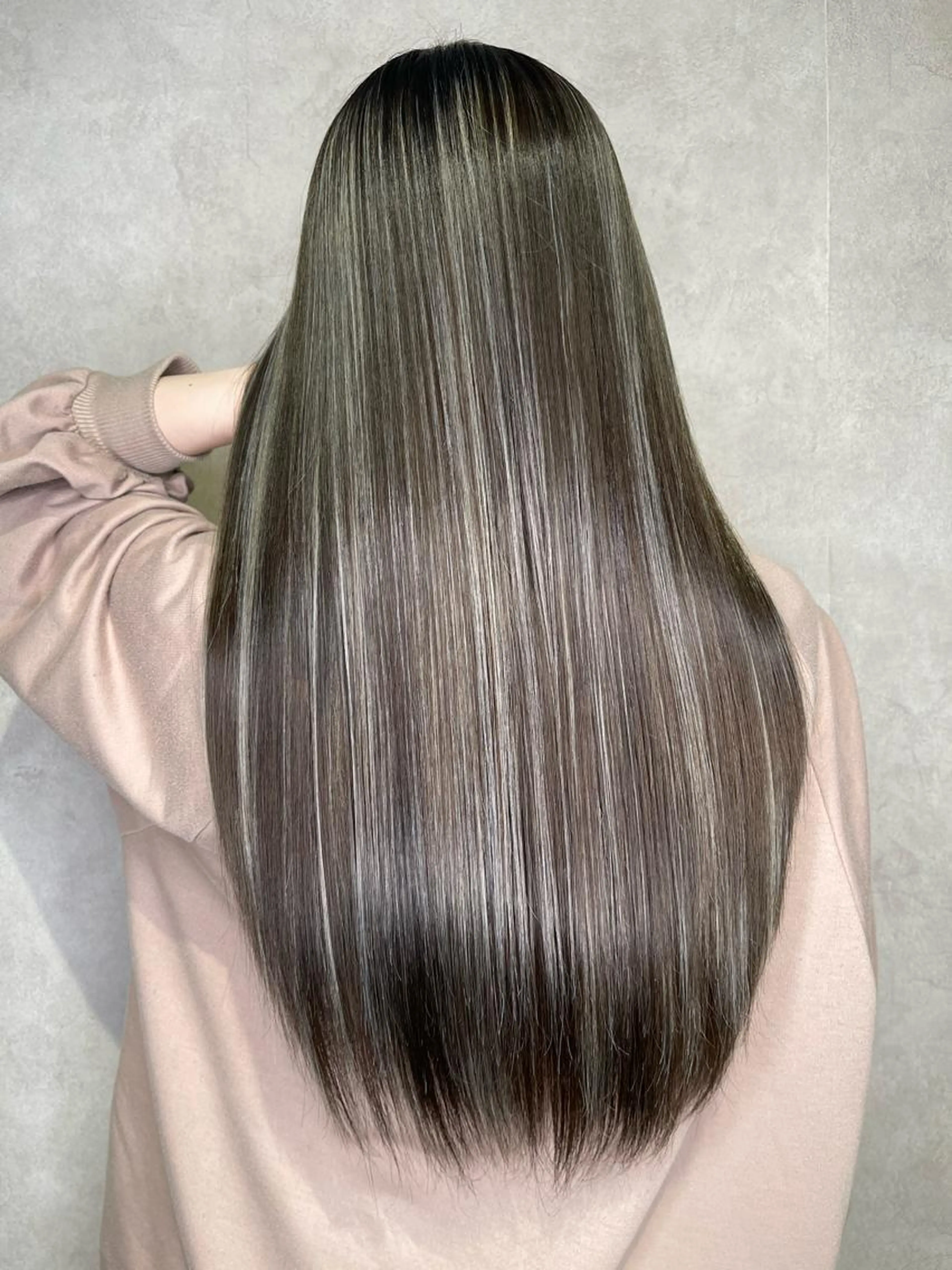 プルエクステ外し+カラーの写真