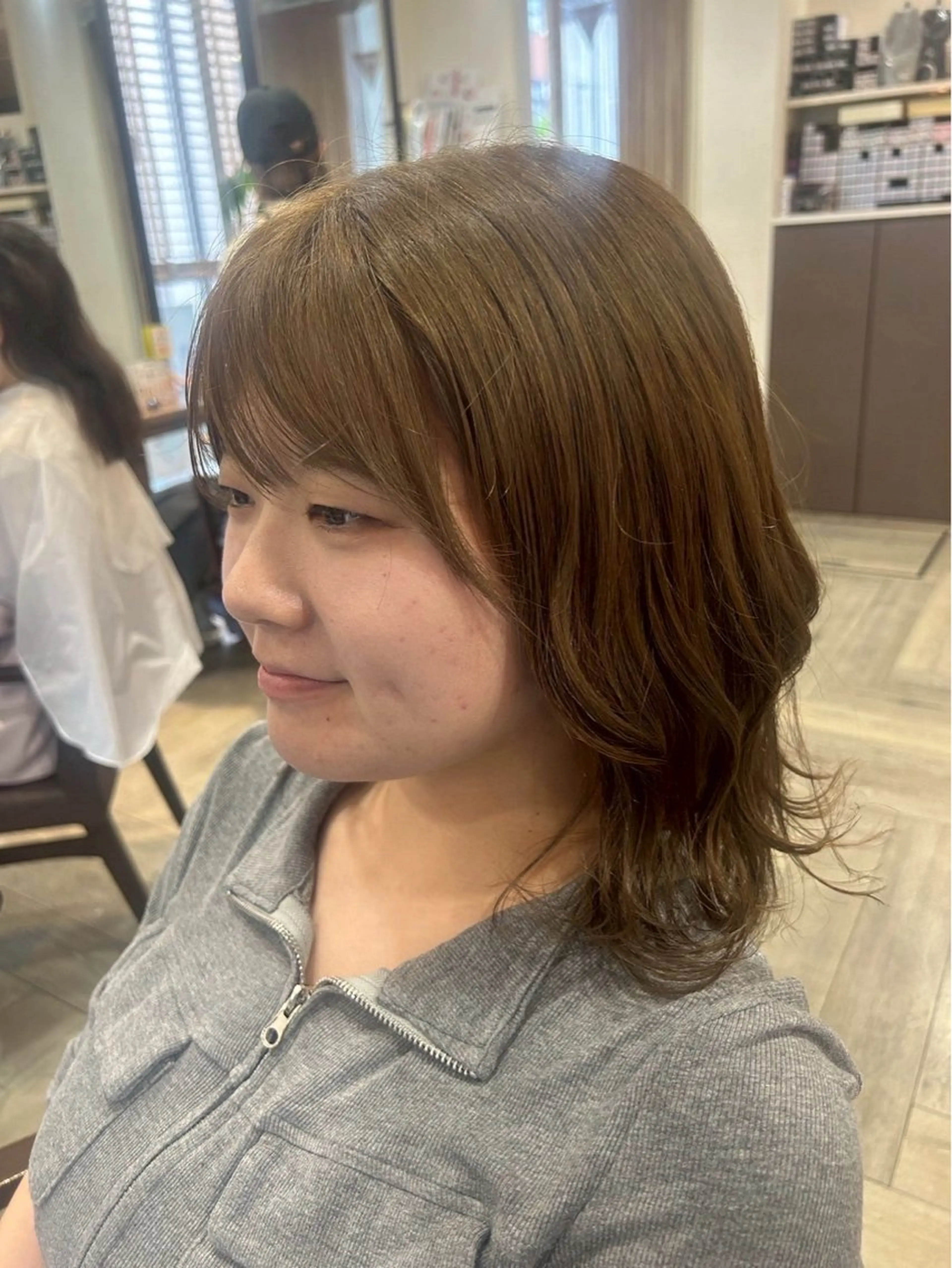 ミディアム ヘアカラー Flower🌼藤田 陽華のヘアスタイル