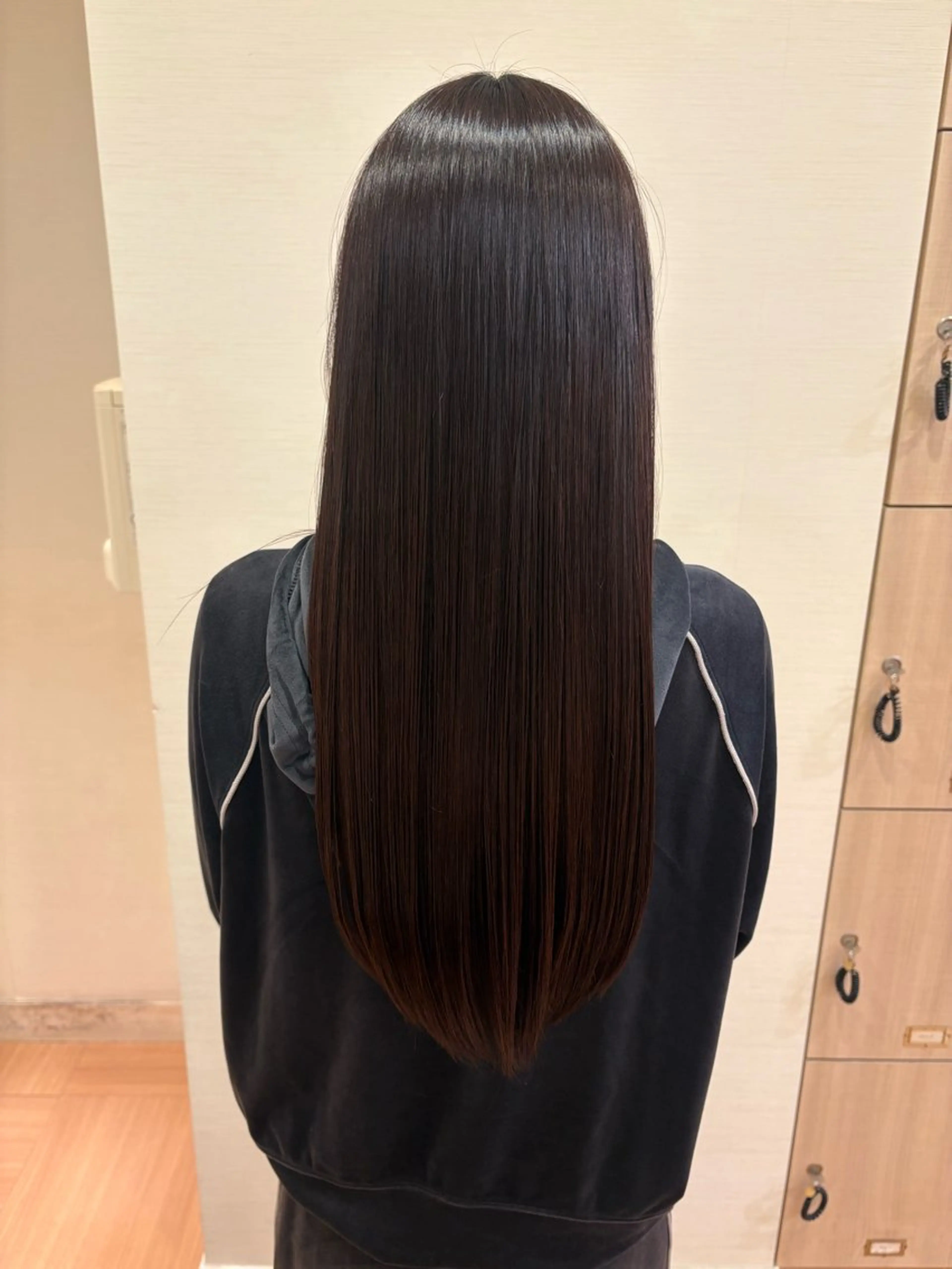 ロング トリートメント り このヘアスタイル