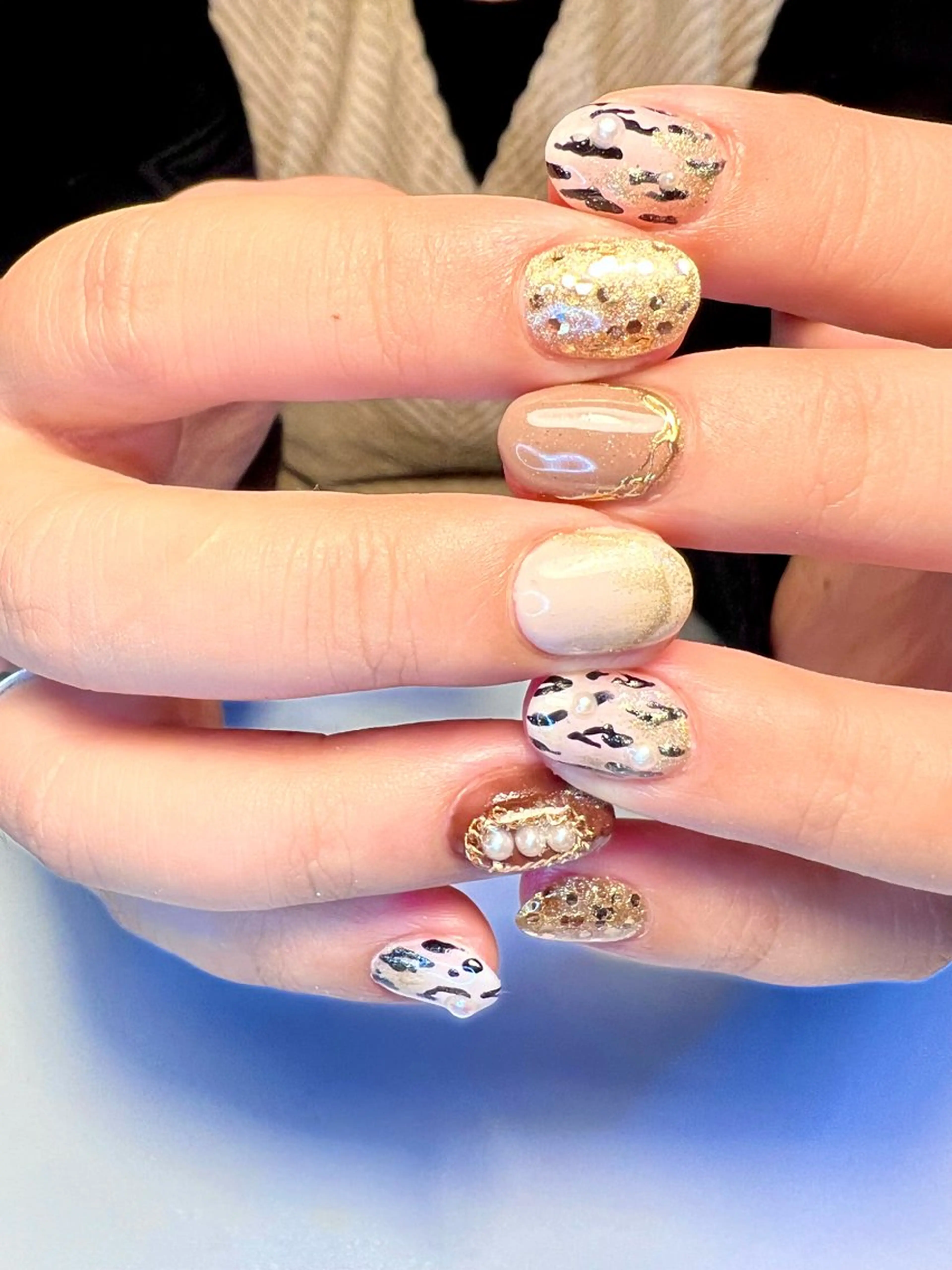 ネイル 持ち込み 中村 翠のネイルデザイン