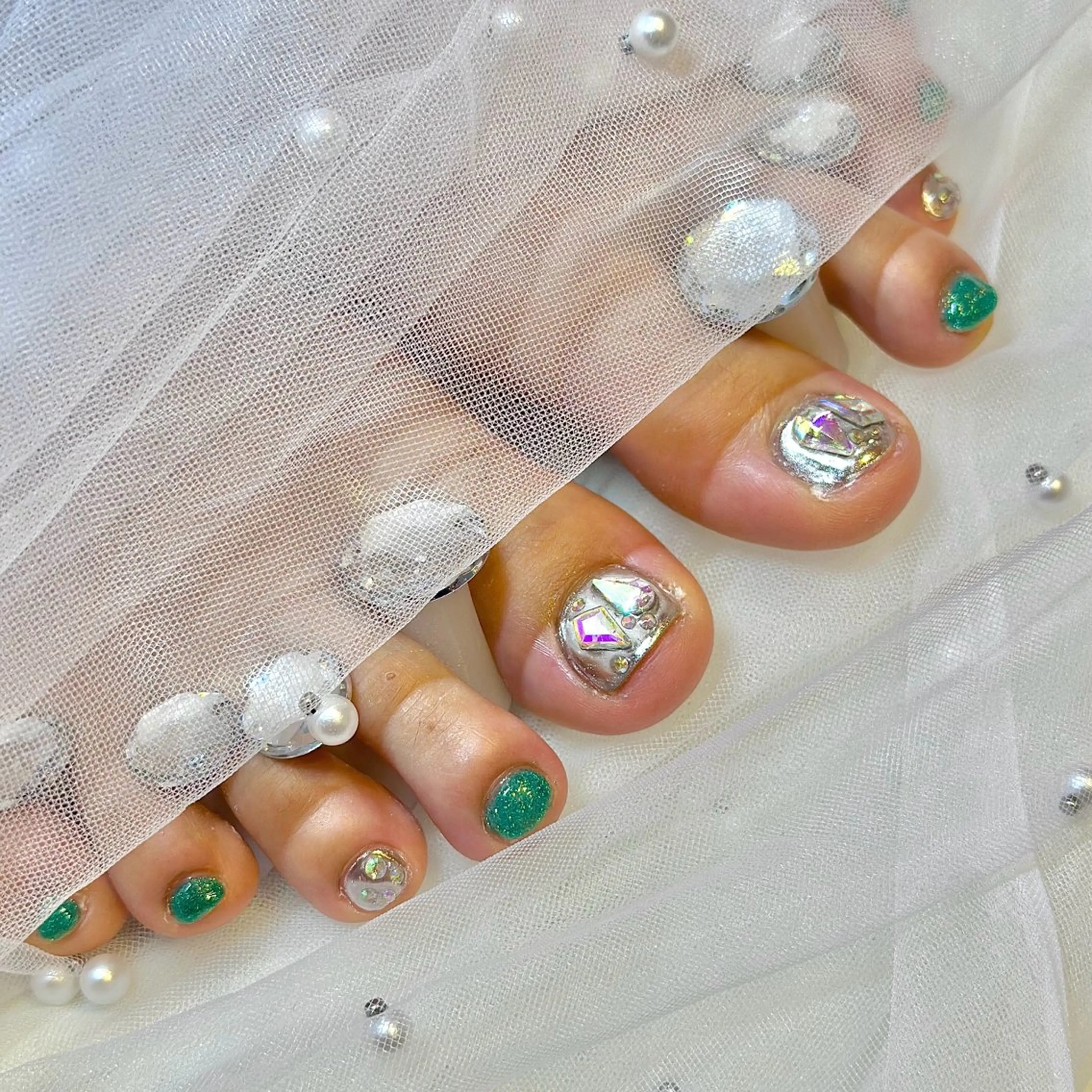 ネイル フットネイル ピンキー 池田公園店のネイルデザイン