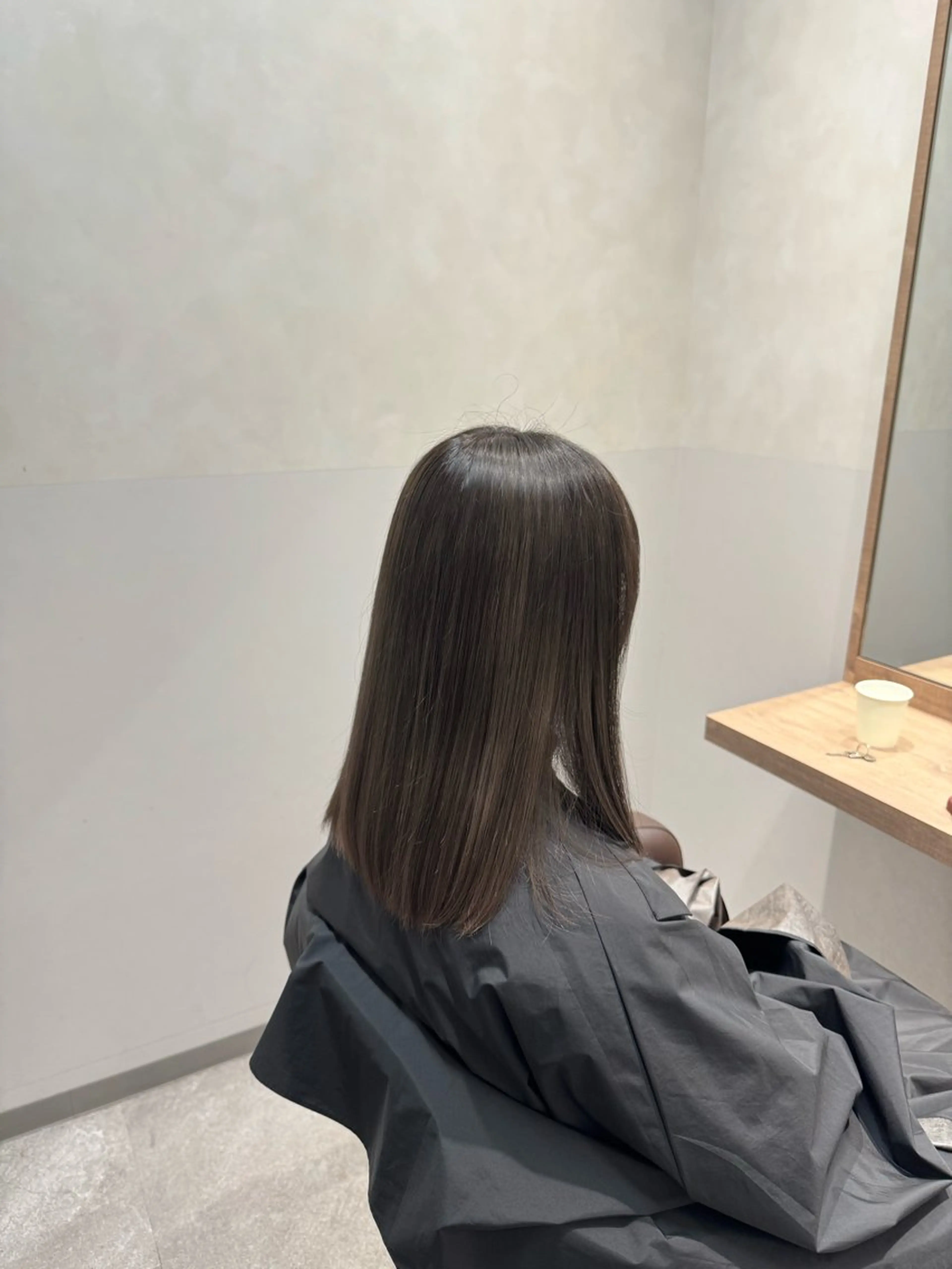 ミディアム カット ヘアカラー トリートメント 福田 修平💎 髪質改善/美髪矯正のヘアスタイル